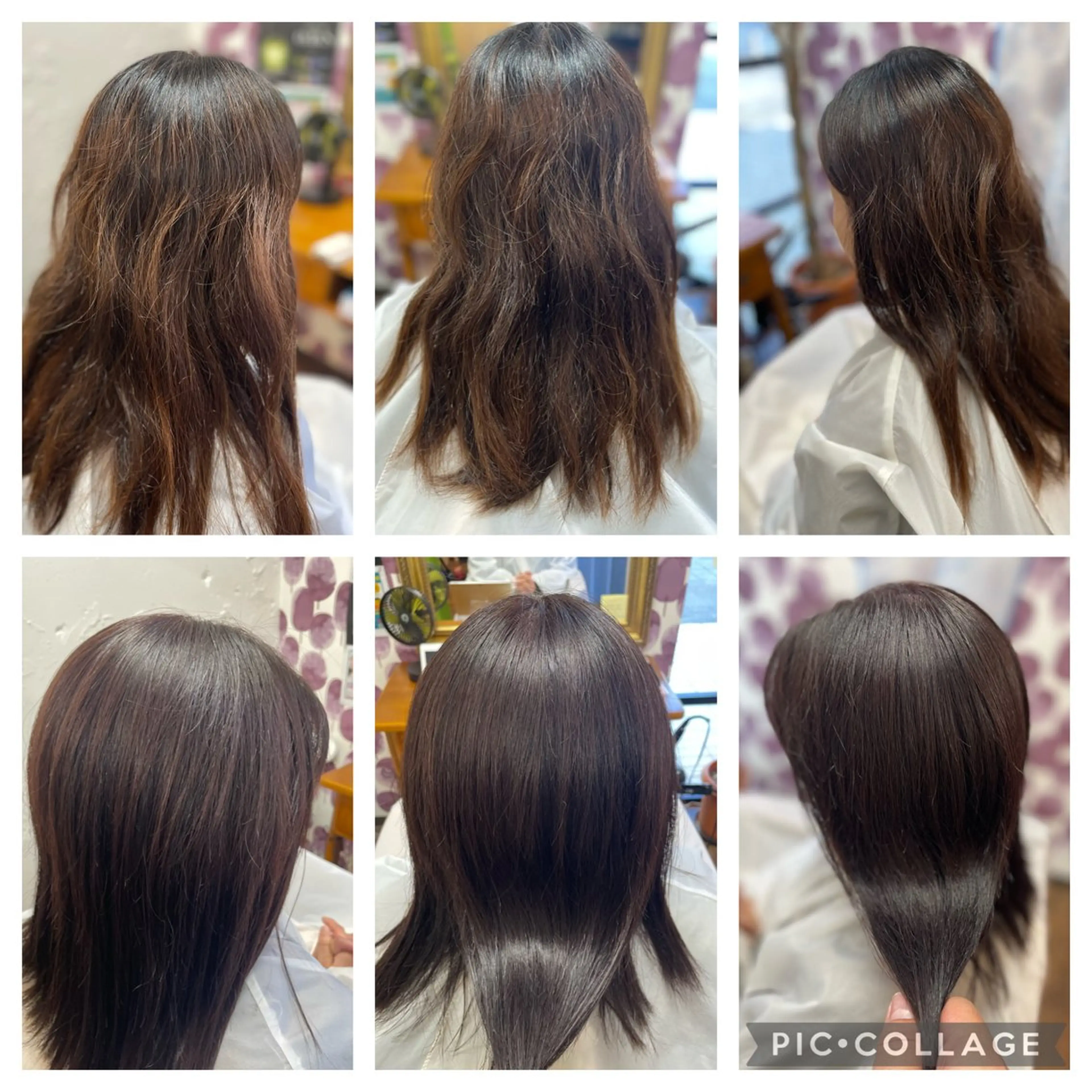 セミロング くせ毛 縮毛矯正 Bibide- Babide艶髪のヘアスタイル