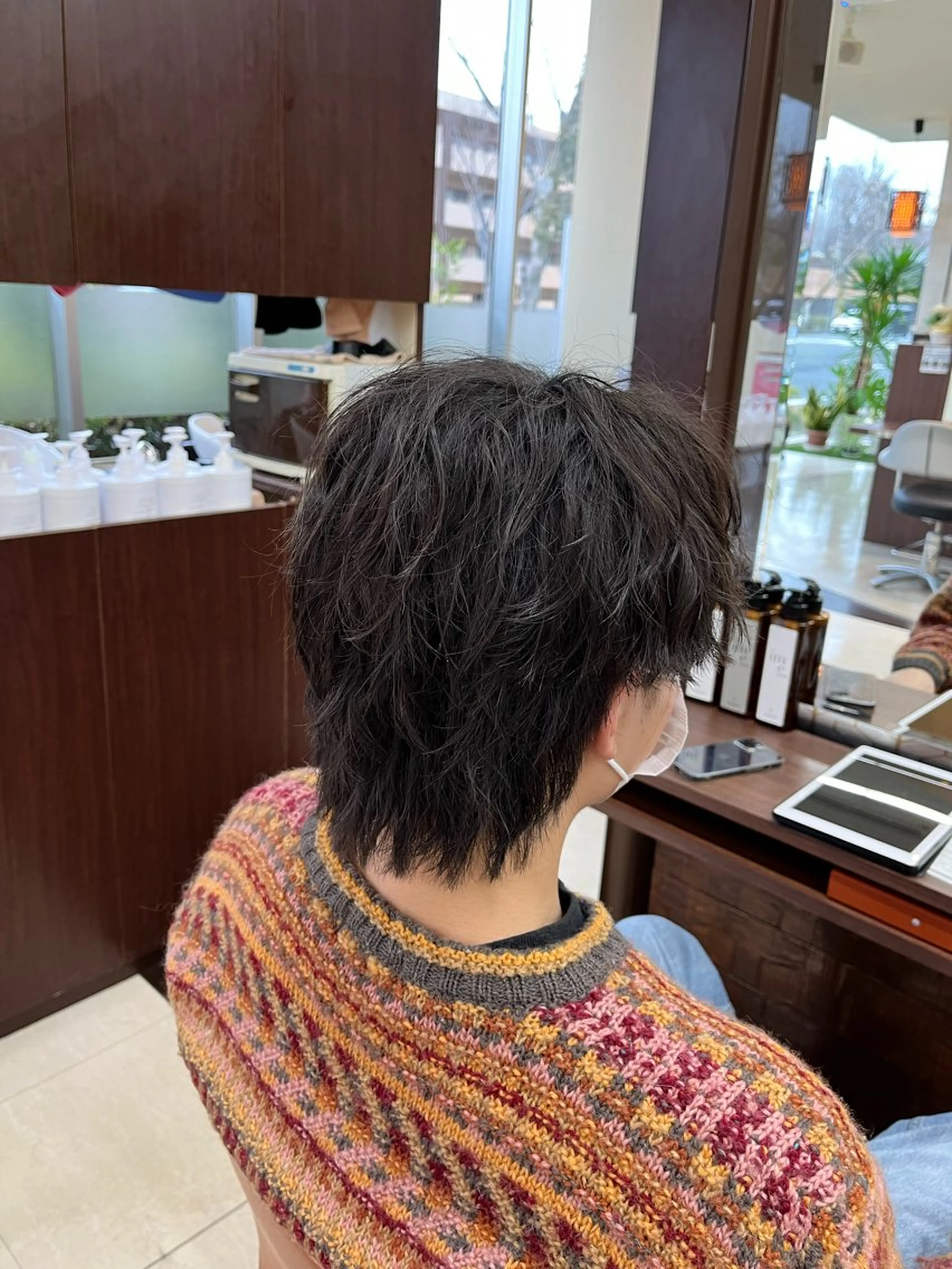 ショート パーマ メンズ マッシュウルフ マッシュ メンズパーマ メンズウルフカット ウルフカット 🧊メンズ特化🧊 高木航希のヘアスタイル