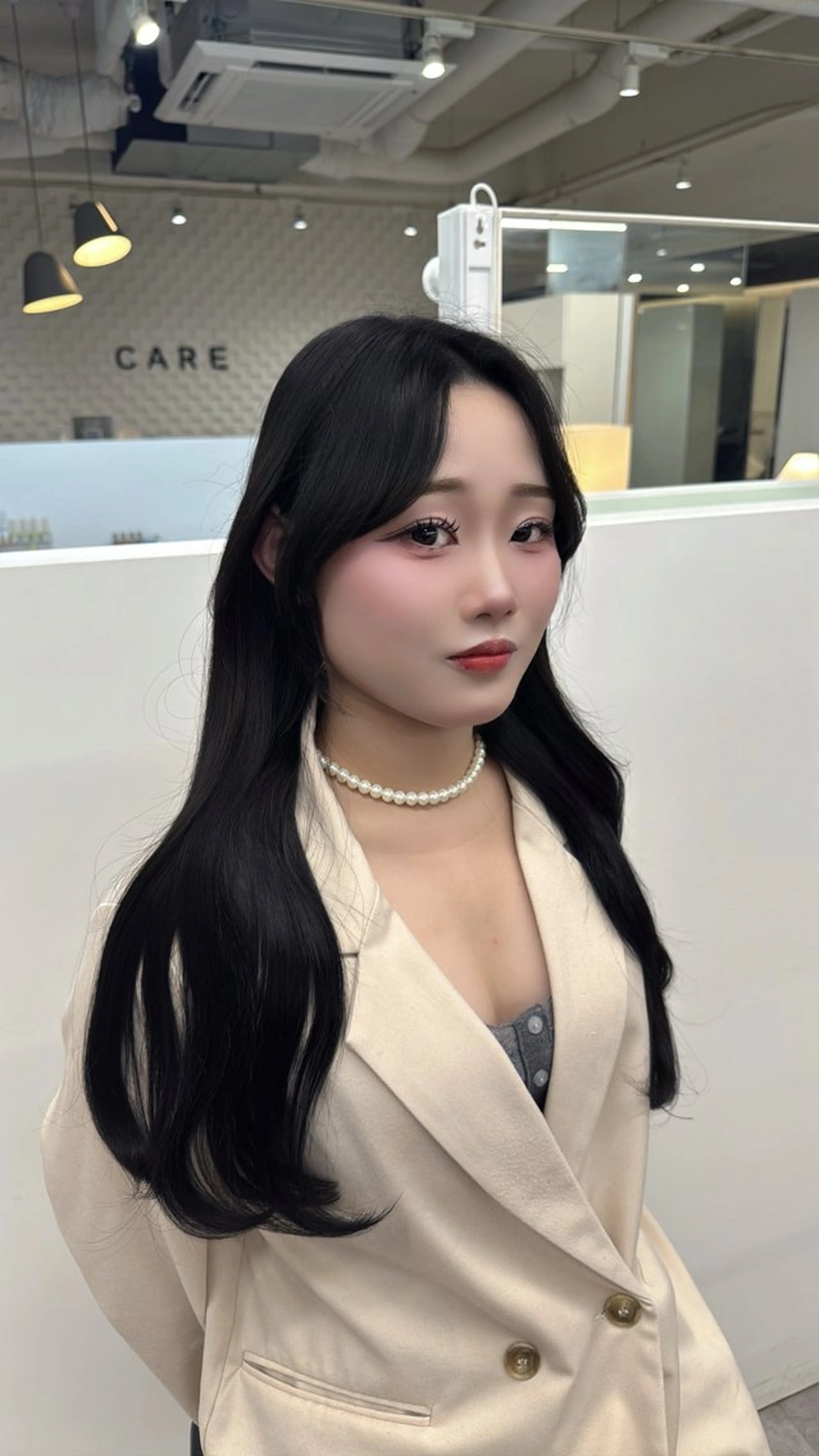 ロング カット トリートメント レイヤーカット/ 艶カラー/山内一暉のヘアスタイル