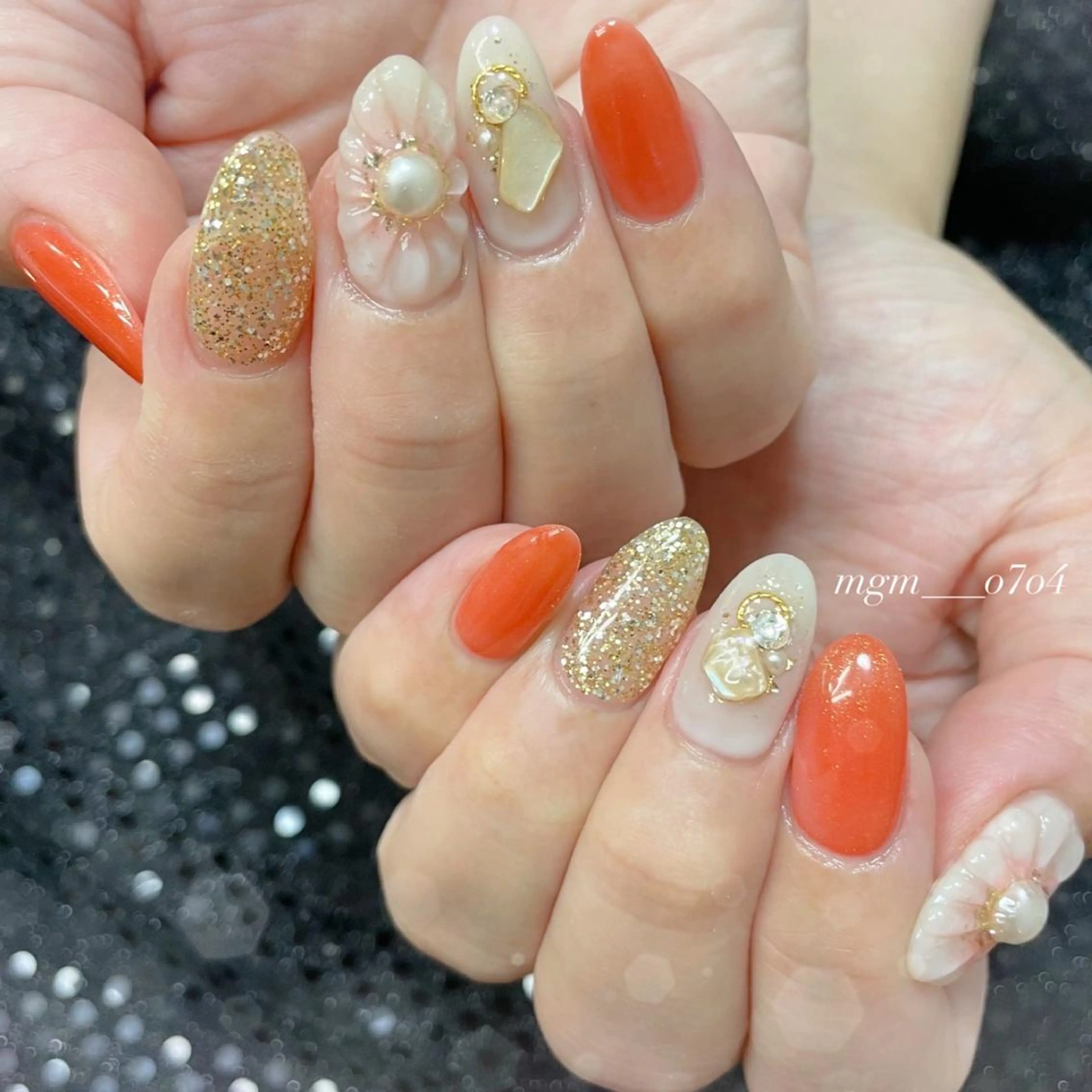 ネイル ハンドネイル ハンドケア MoON...❤︎ MeGuのネイルデザイン