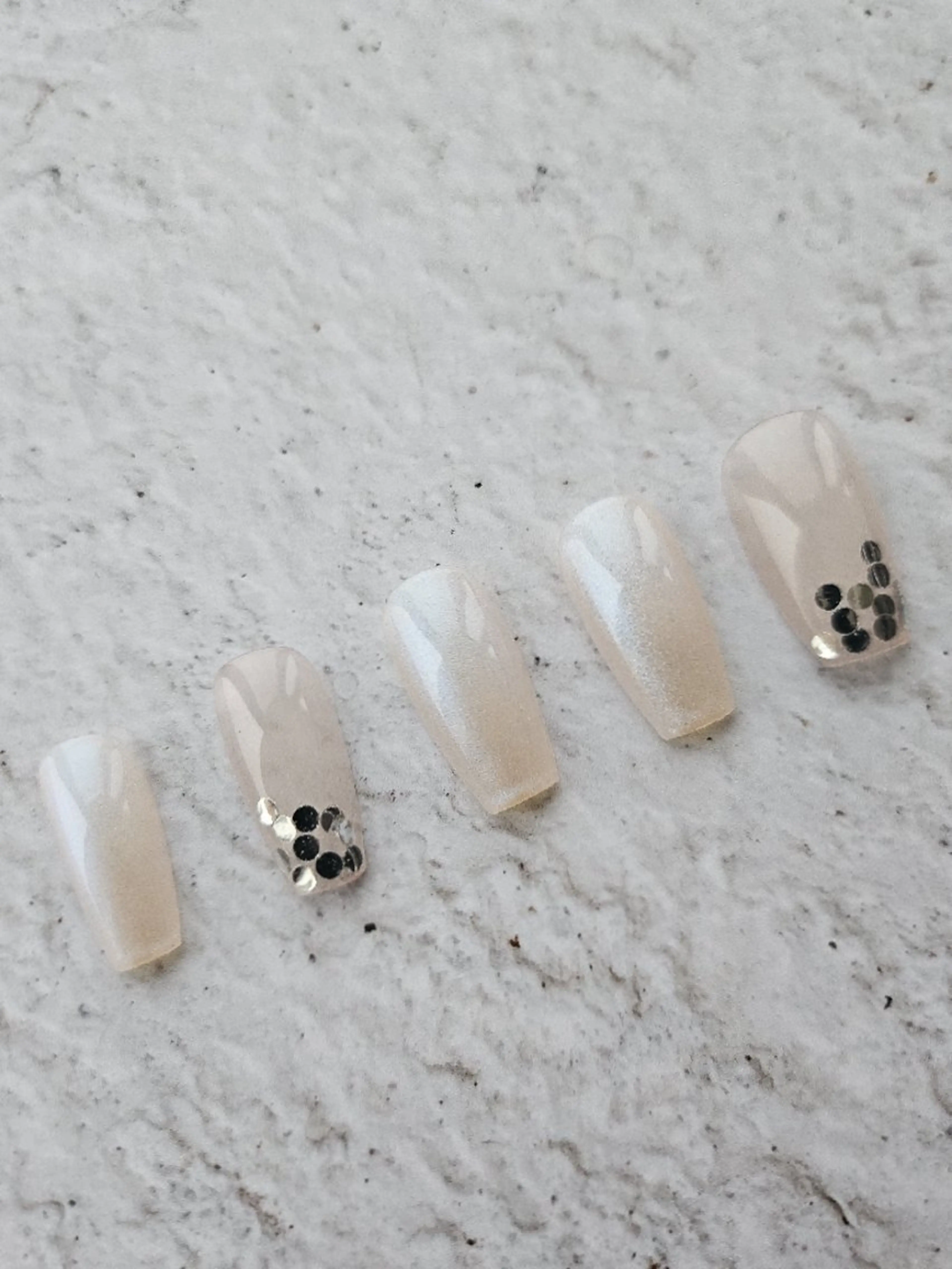 ネイル オーロラネイル シンプルネイル ハンドネイル Noah'snail   のネイルデザイン