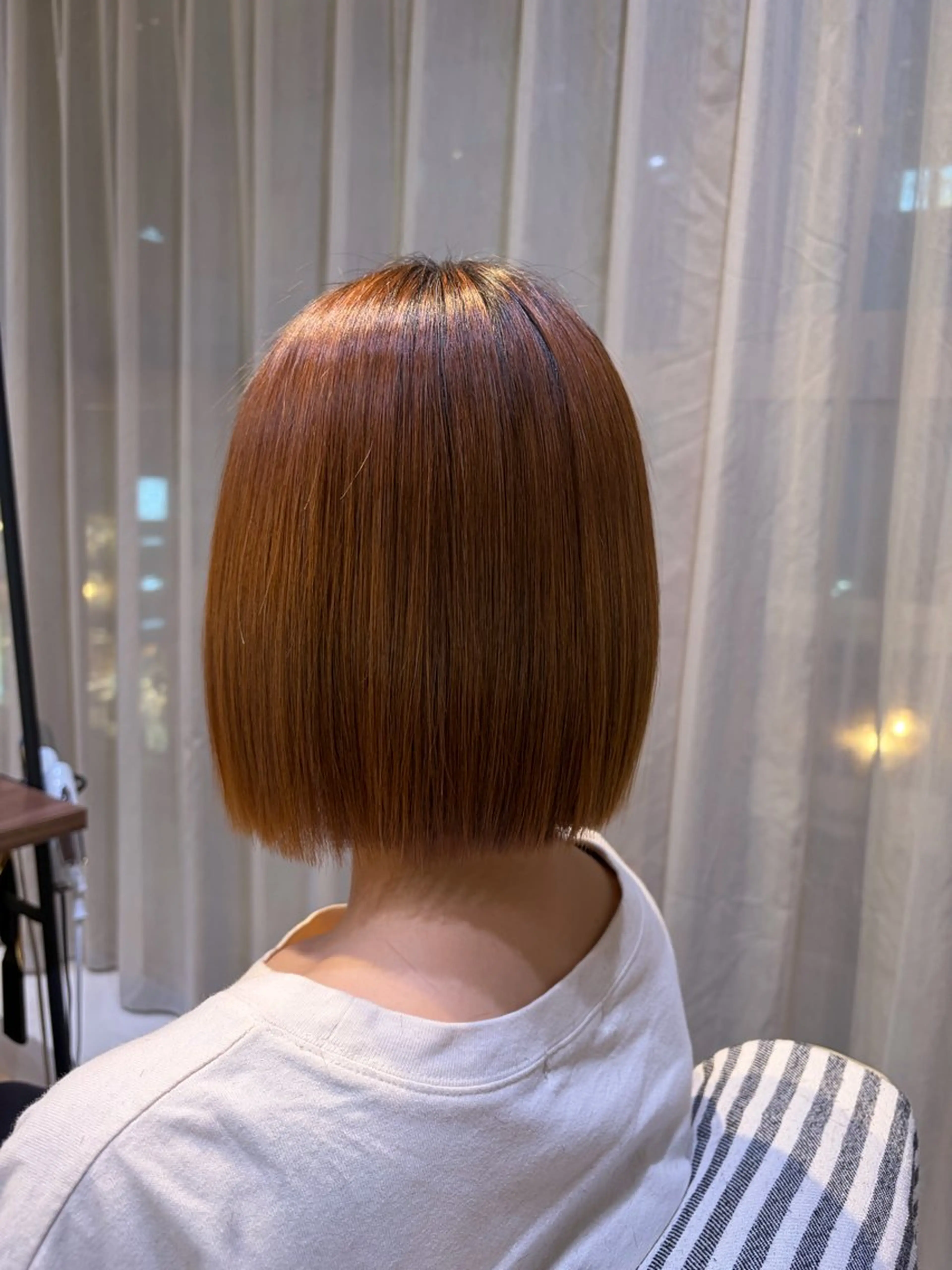 ショート カット 縮毛矯正 トリートメント 新宿三丁目 田中美由紀のヘアスタイル