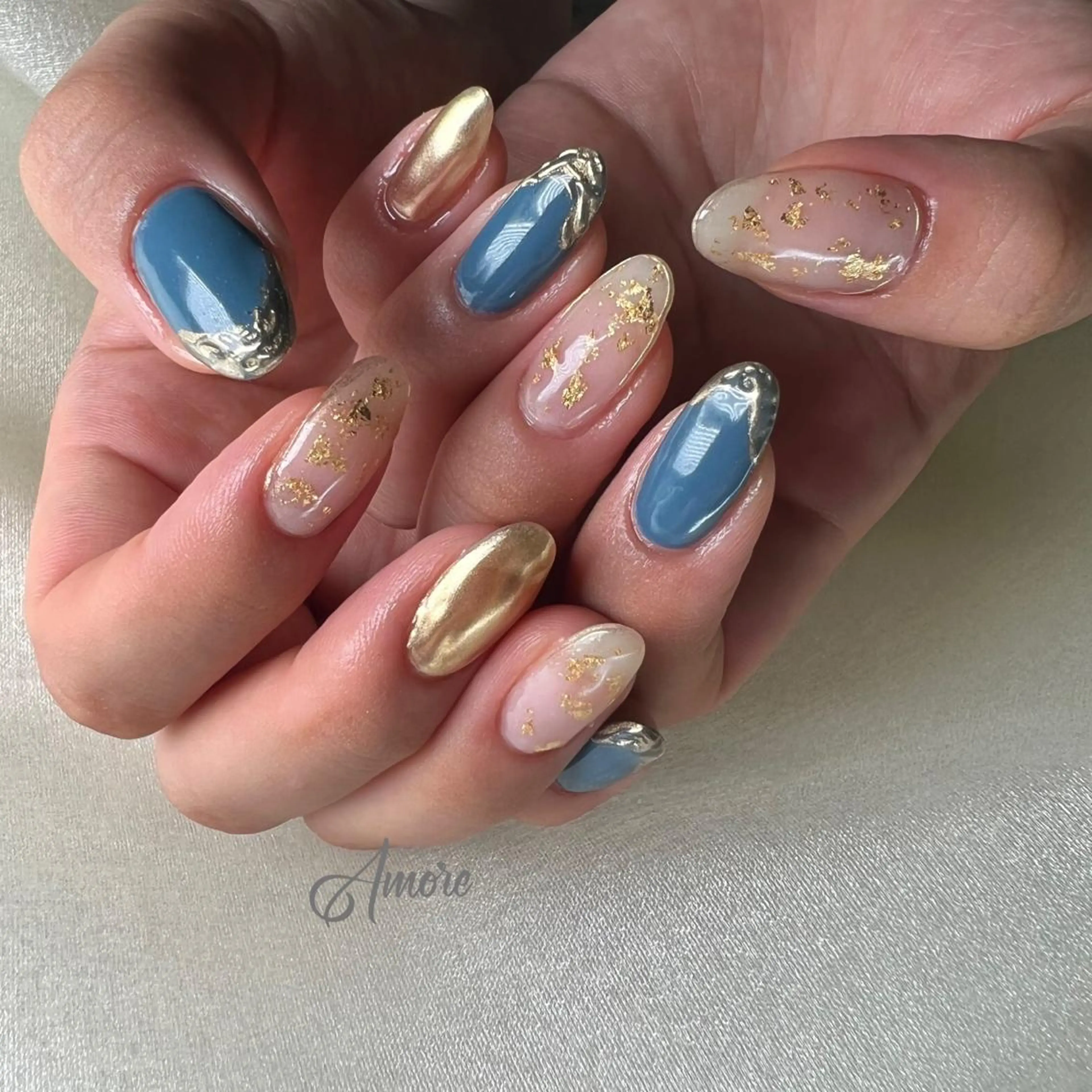 ネイル ジェルネイル 氷ネイル・うるうるネイル マグネットネイル ミラーネイル ニュアンスネイル You kyehwaのネイルデザイン