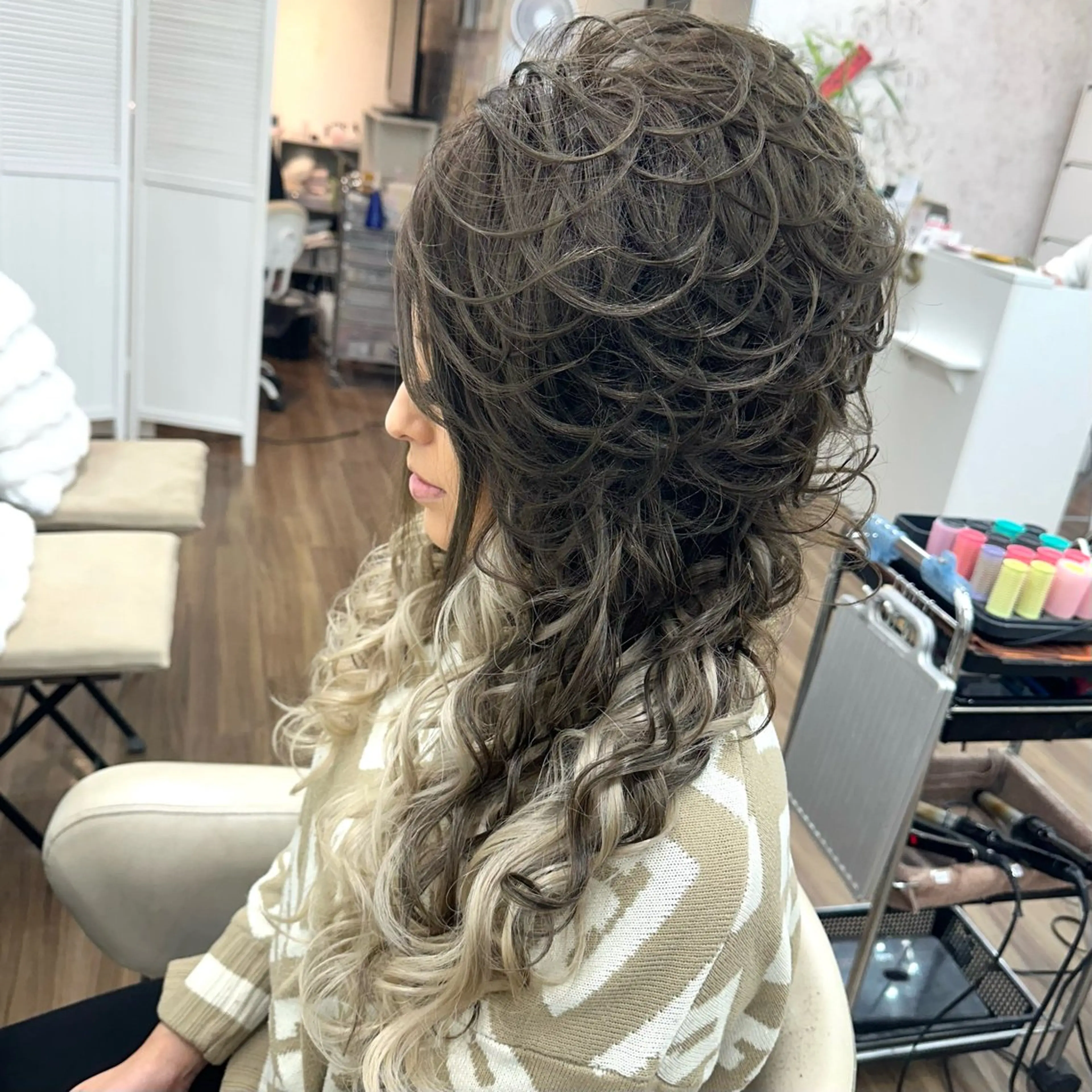 ヘアアレンジ ヘアセット GLOSS 心斎橋 山上のヘアスタイル