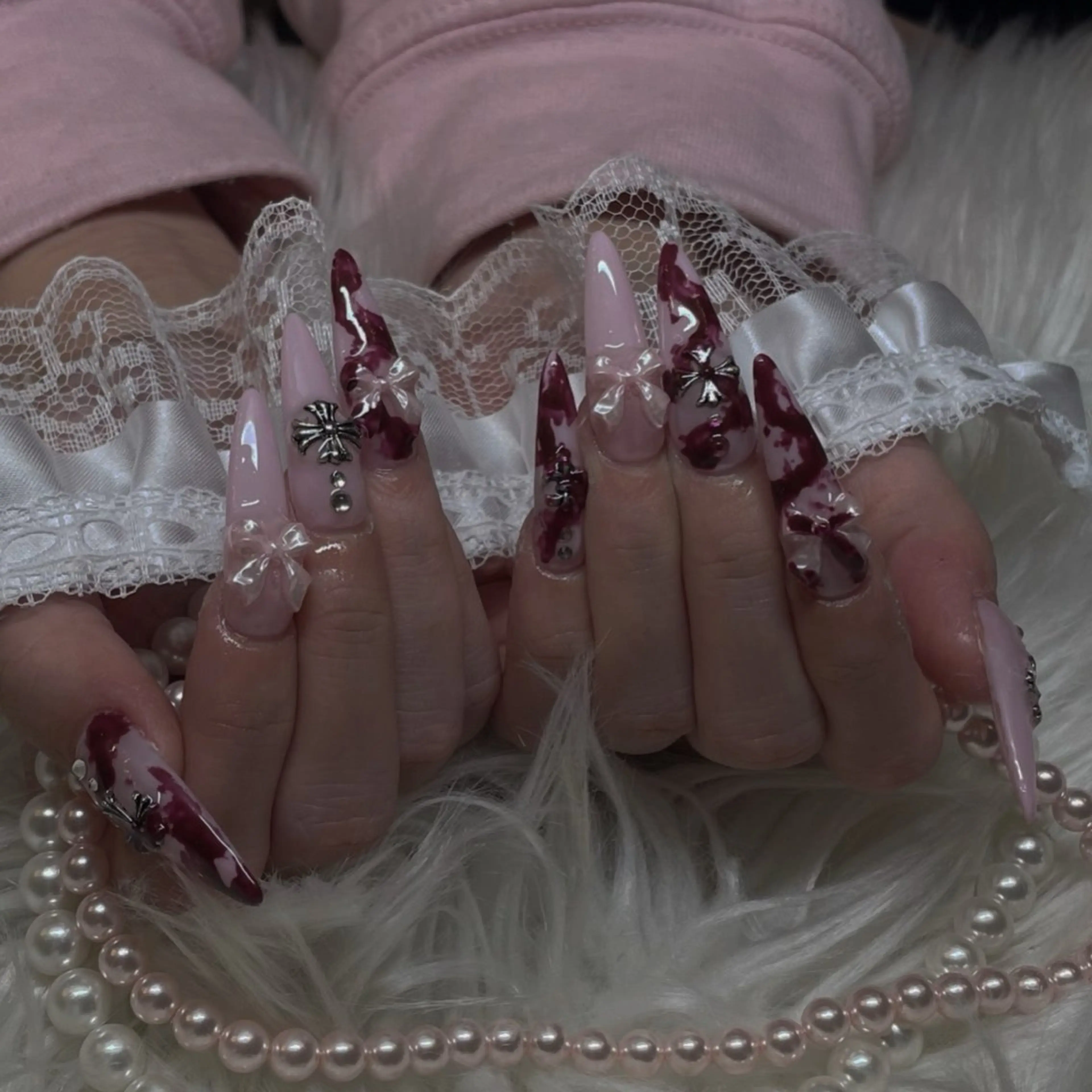 ネイル ハンドネイル ネイルラボ Eclat ふたばのネイルデザイン