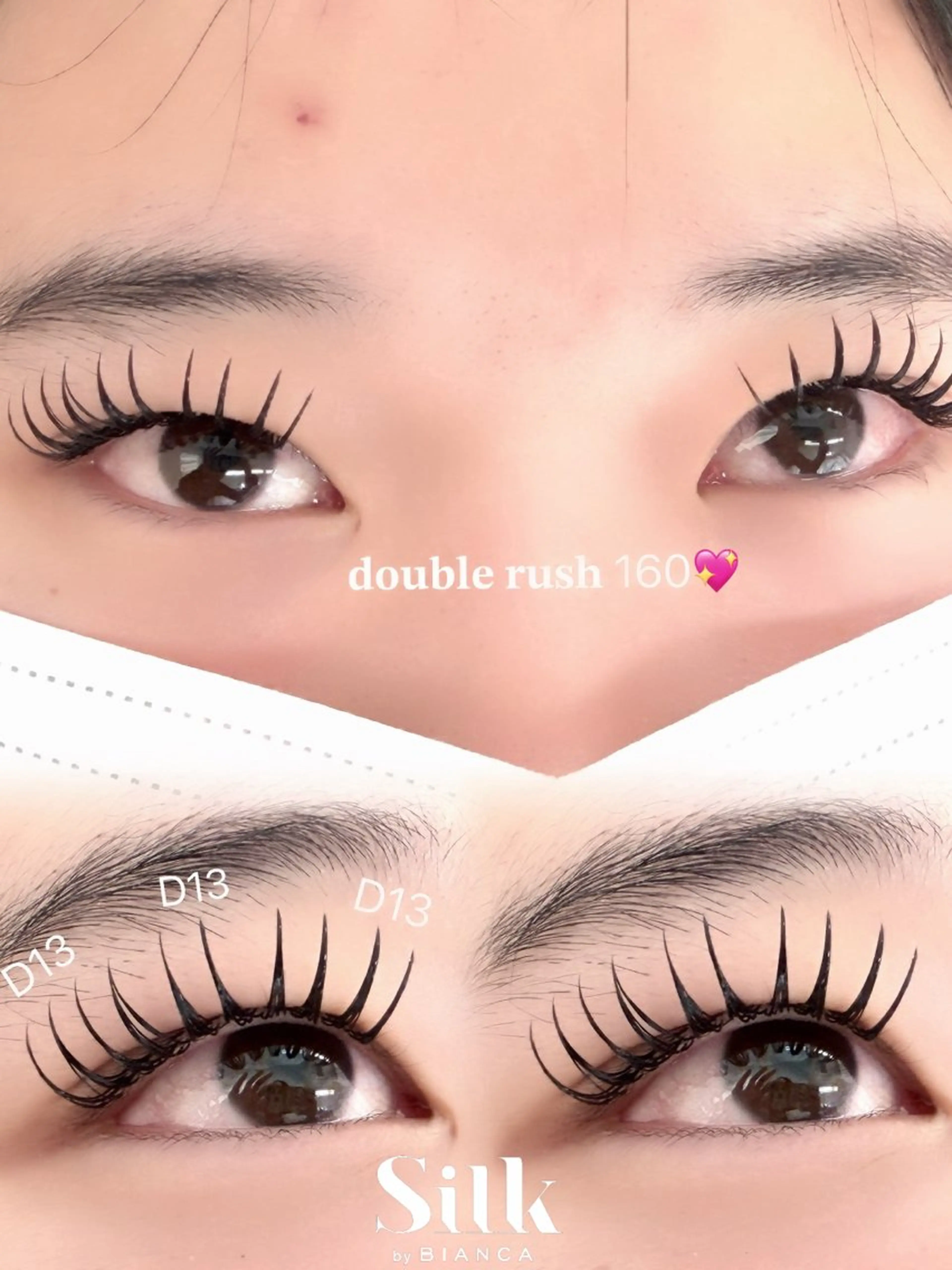 マツエク・マツパ Silk by Bianca未奈🩶のマツエク・マツパデザイン