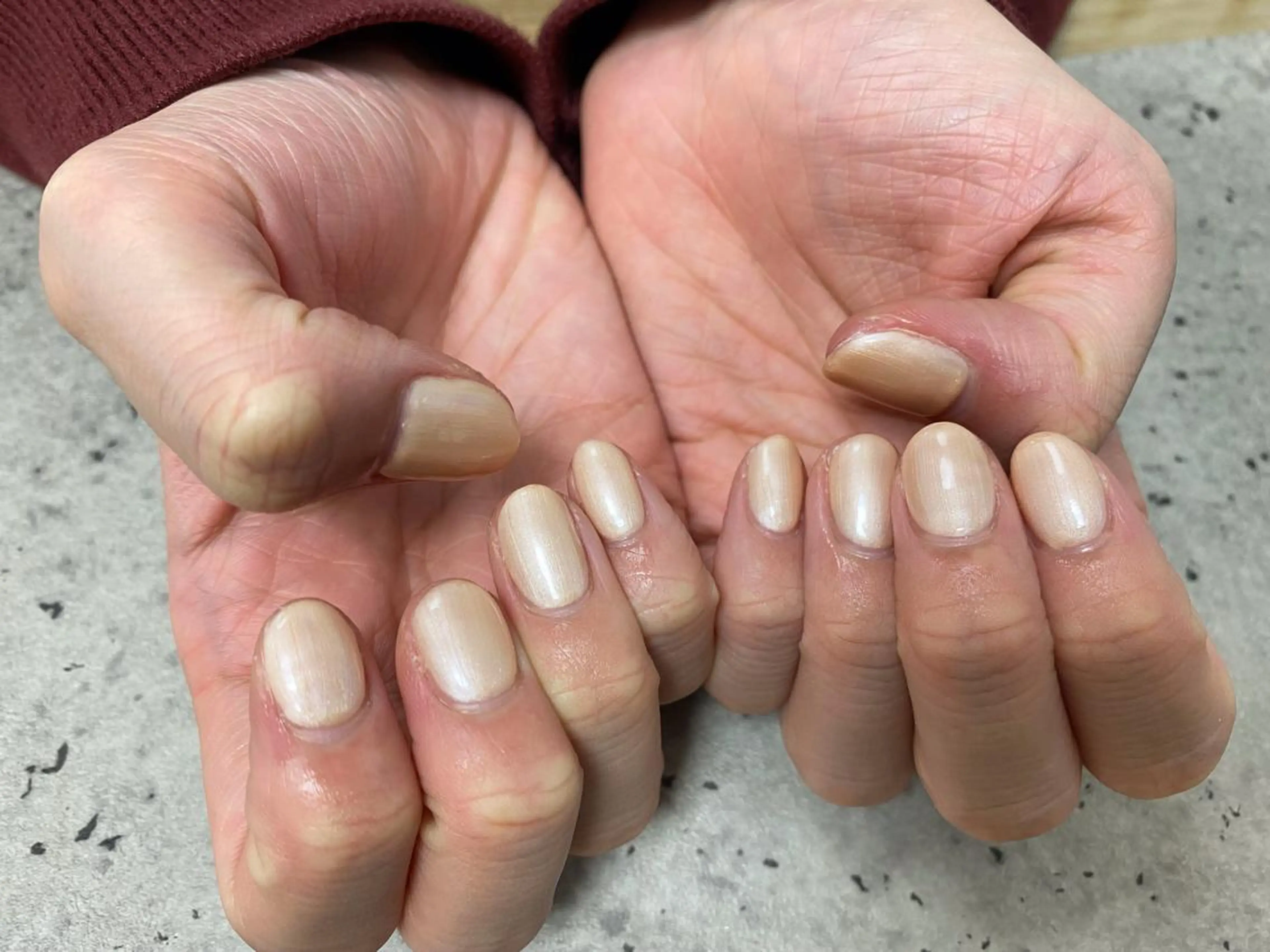 ネイル ワンカラーネイル ハンドネイル mogunail &blowのネイルデザイン