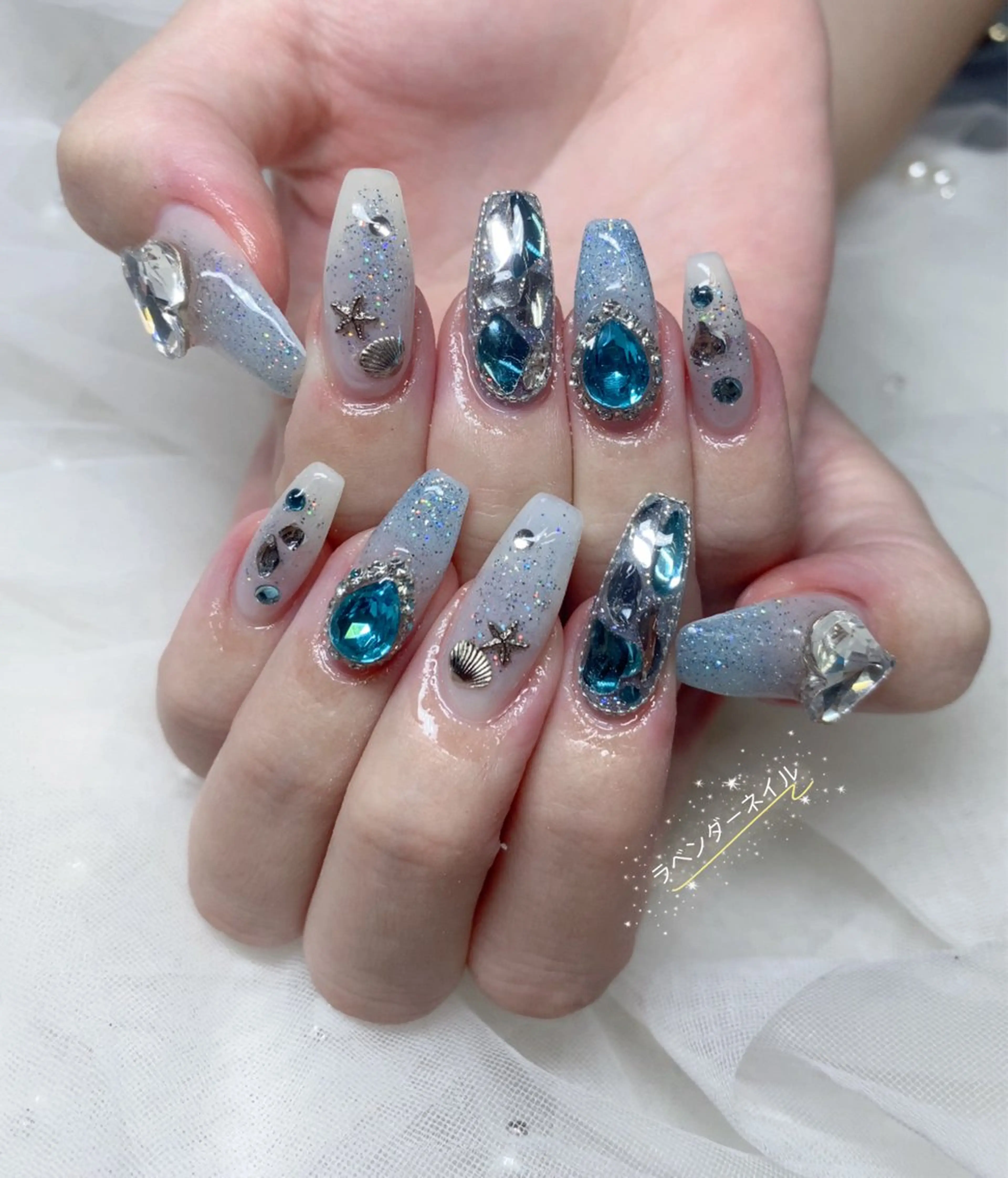 ネイル ハンドネイル 日暮里2 lavenderのネイルデザイン