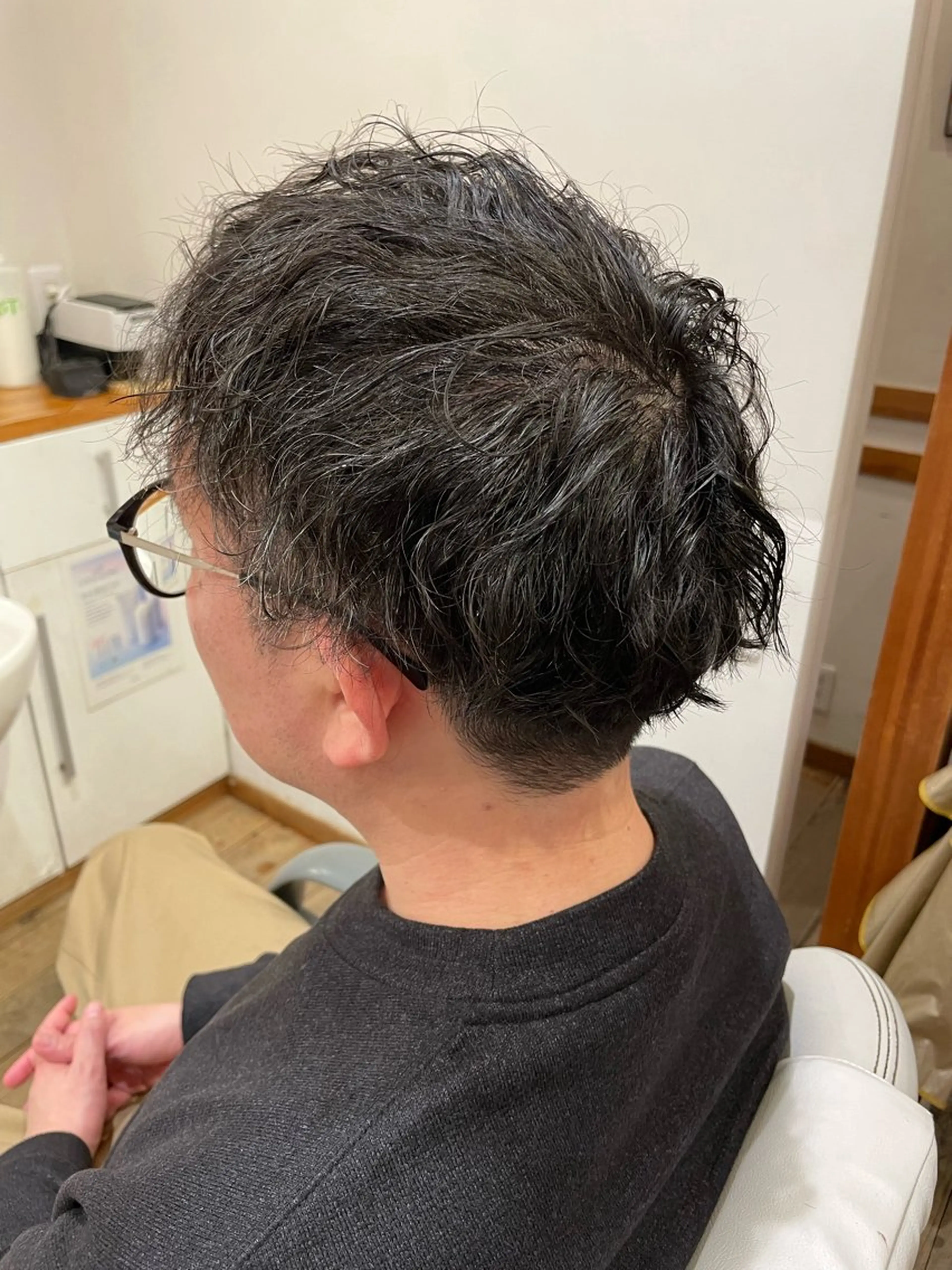 パーマ メンズ メンズパーマ スパイラルパーマ ROSSO川口店 キクチのヘアスタイル