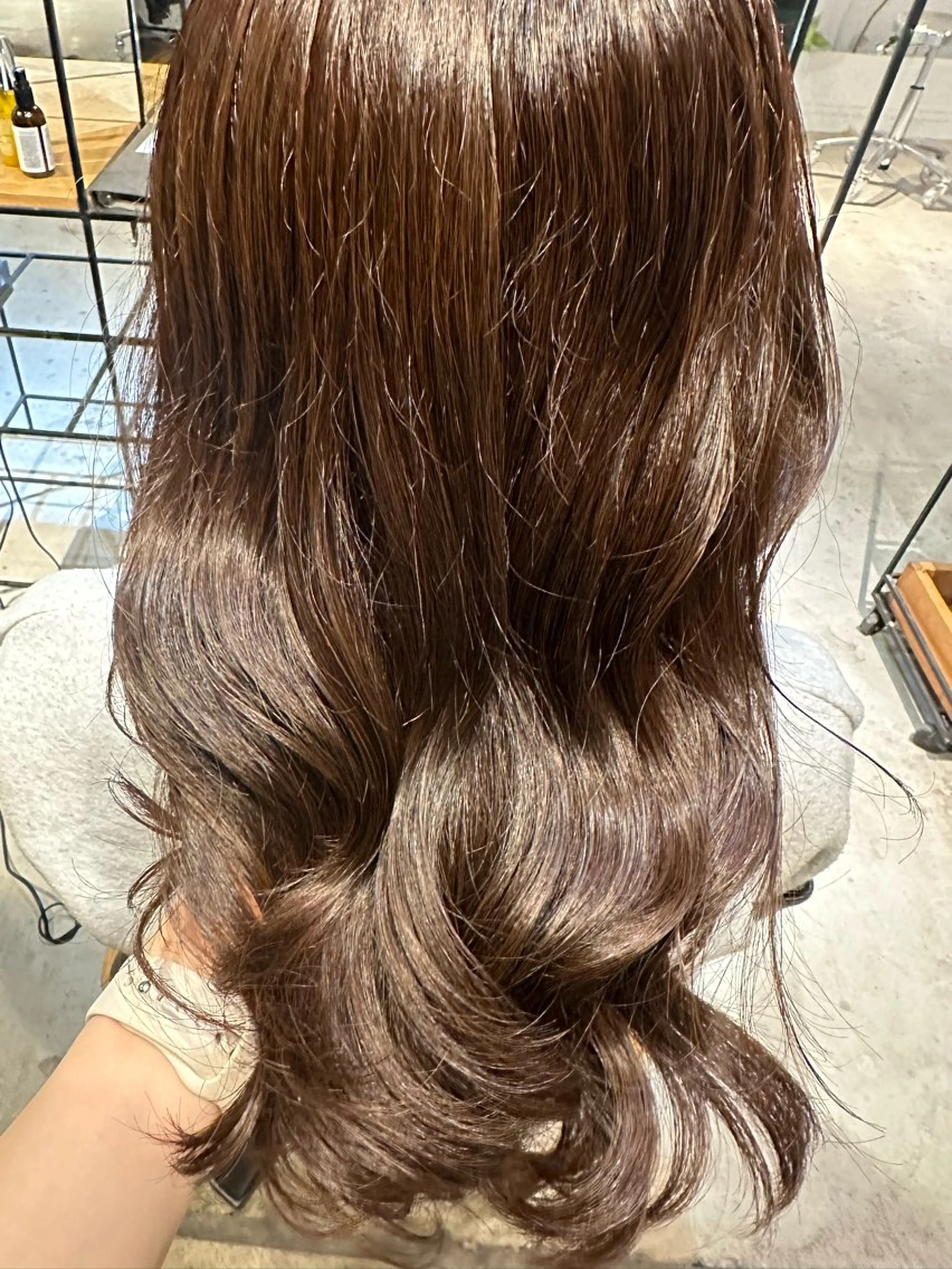 ミディアム 髪質改善/縮毛矯正 新潟/レイヤー/有紗のヘアスタイル