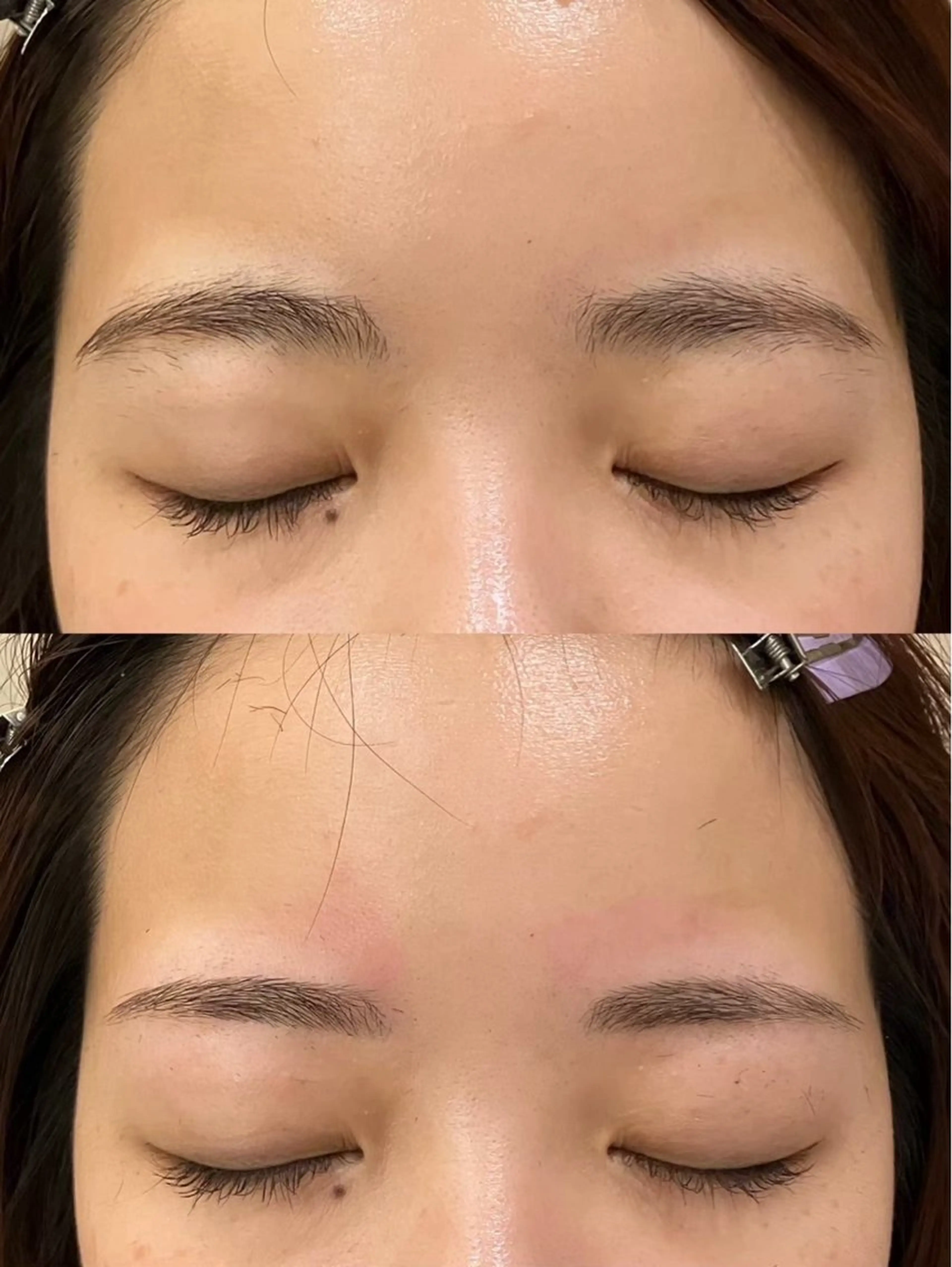 アイブロウ 眉毛ワックス脱毛 Hair&Make Nahoのマツエク・マツパデザイン