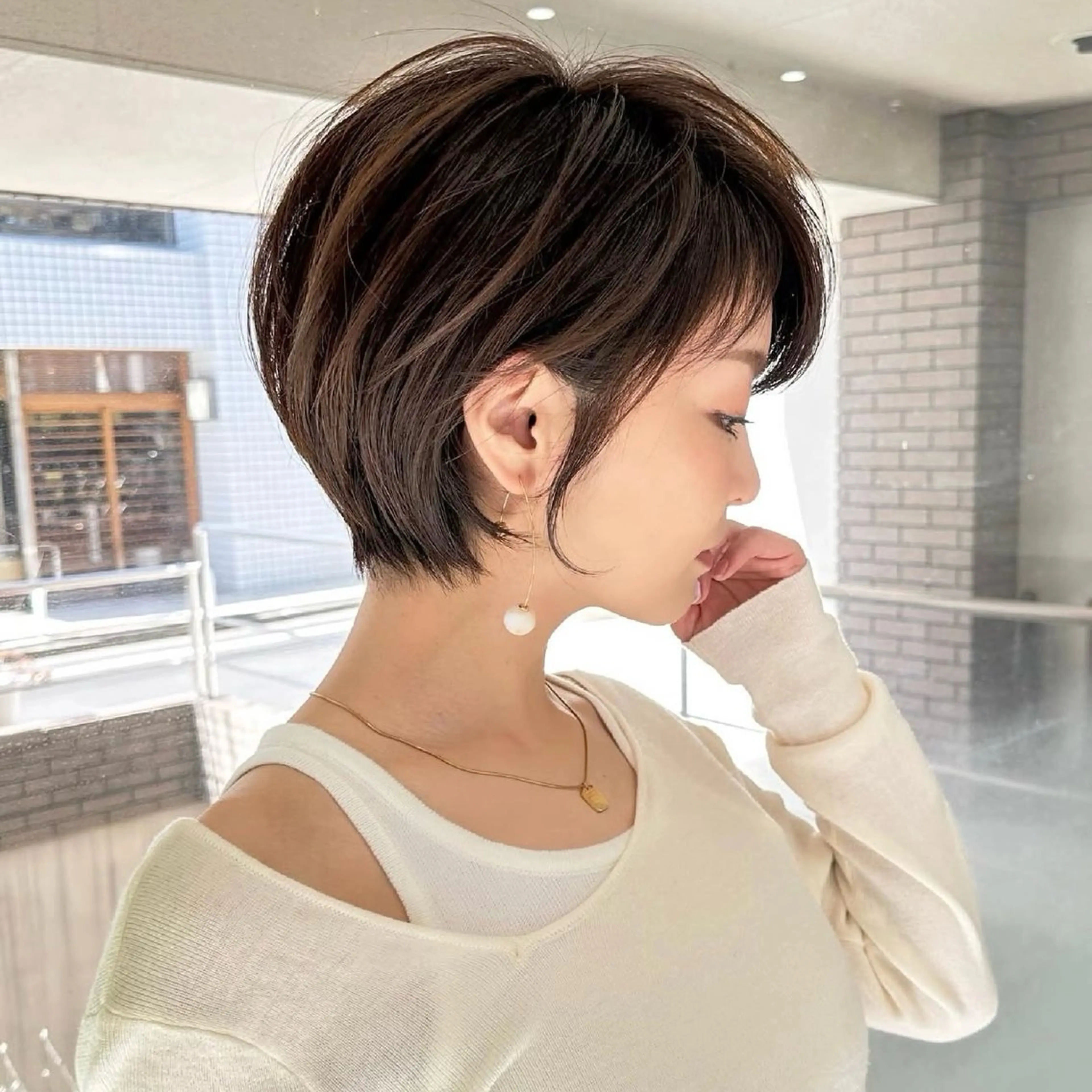 ショート 艶カラー/ヘアセット 着付け　ふうか　渋谷のヘアスタイル