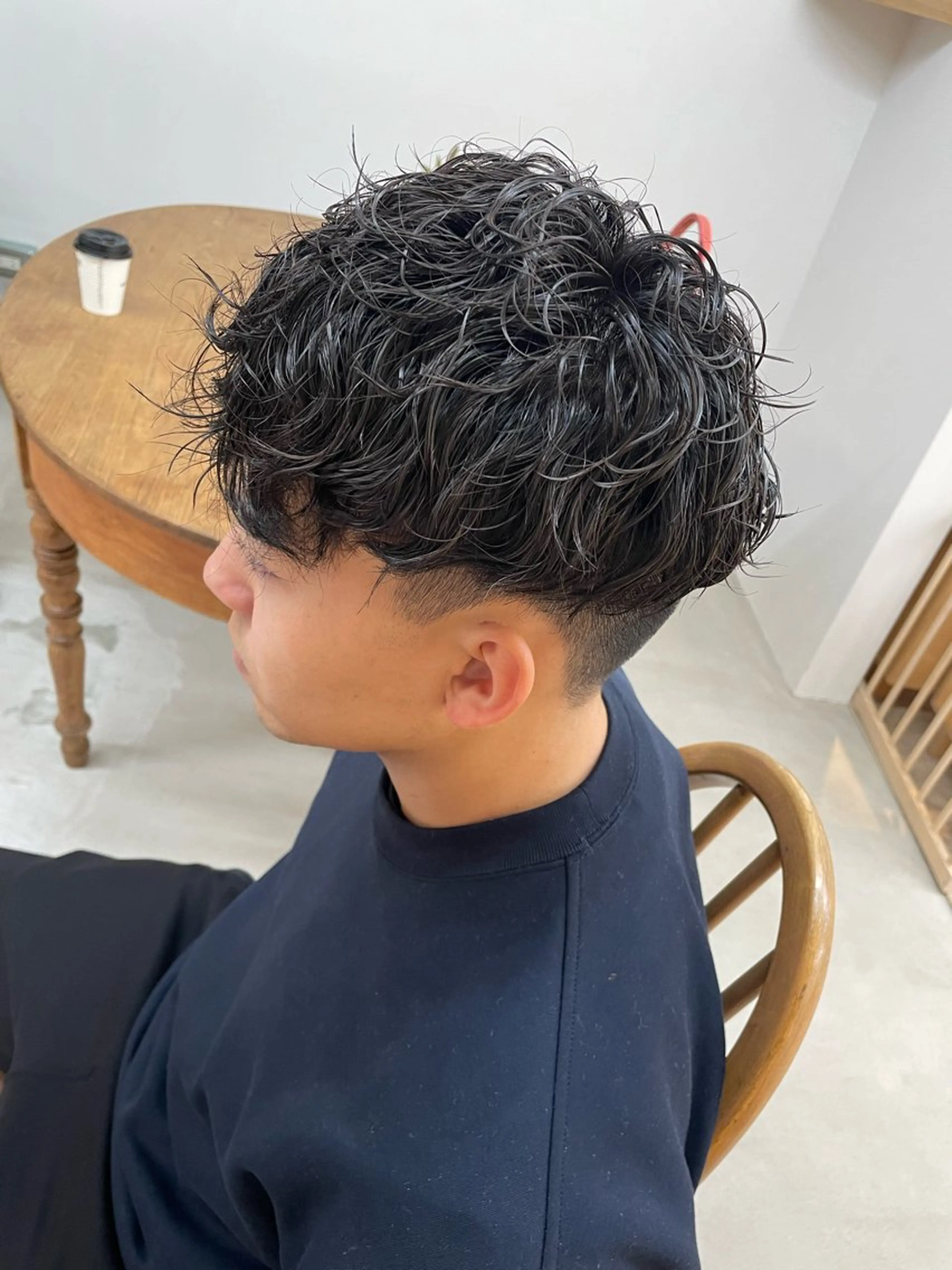 メンズ メンズパーマ カット パーマ 喜納 優衣のヘアスタイル