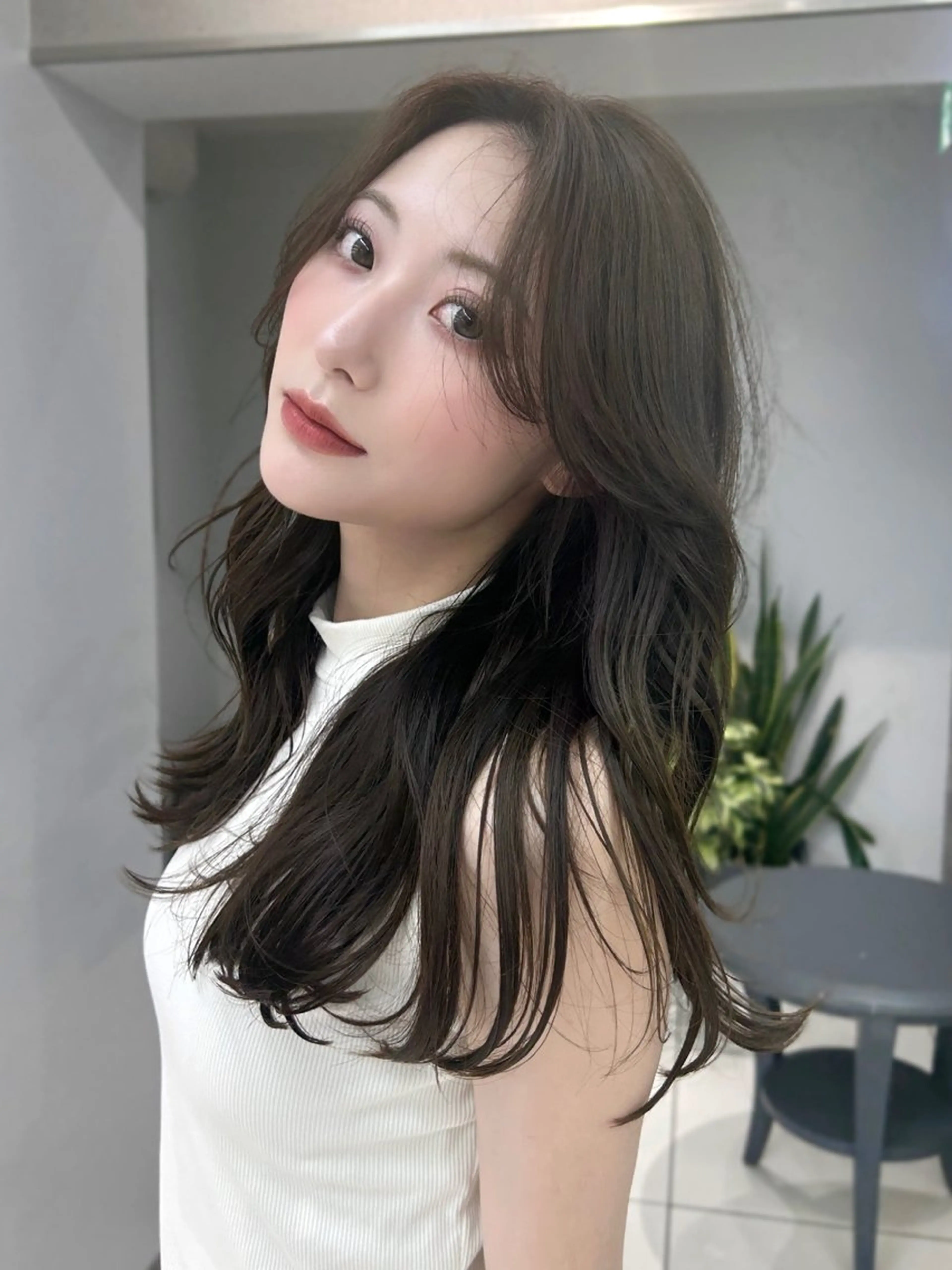 セミロング くびれボブレイヤー 渋谷/kougaのヘアスタイル