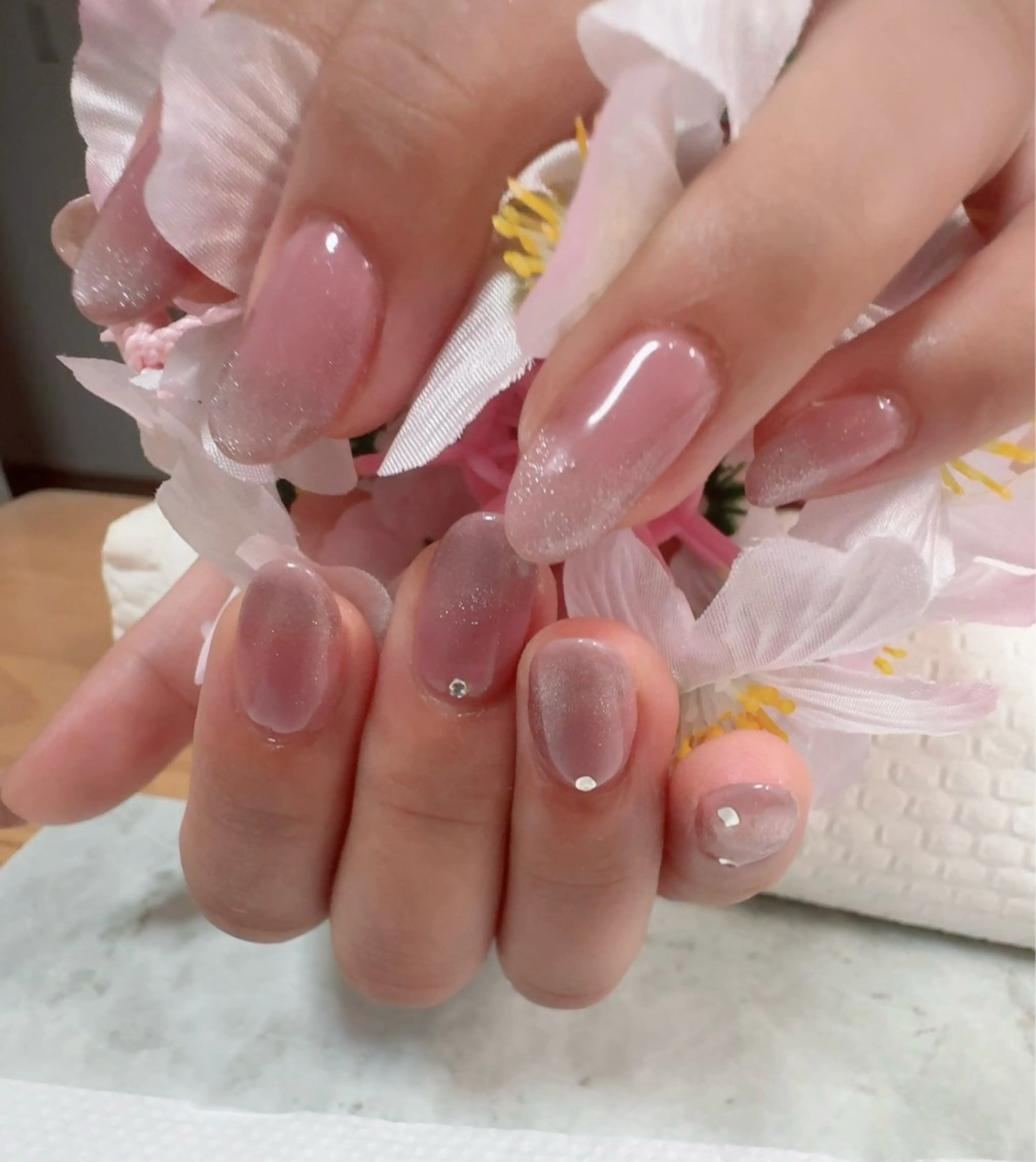 ネイル ハッピーネイル 蘭のネイルデザイン