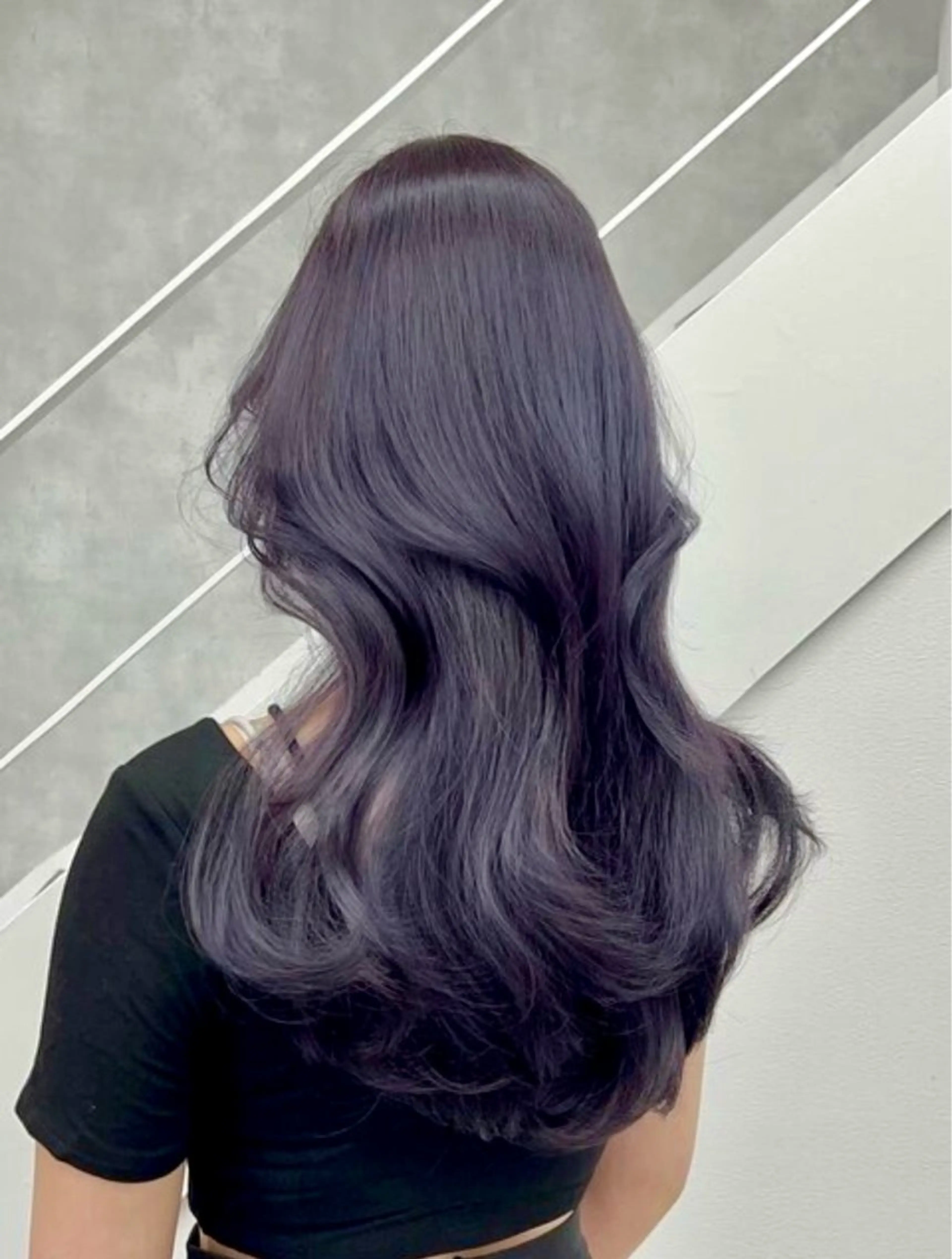 カラー MAO🖤レイヤー /髪質改善カラーのヘアスタイル