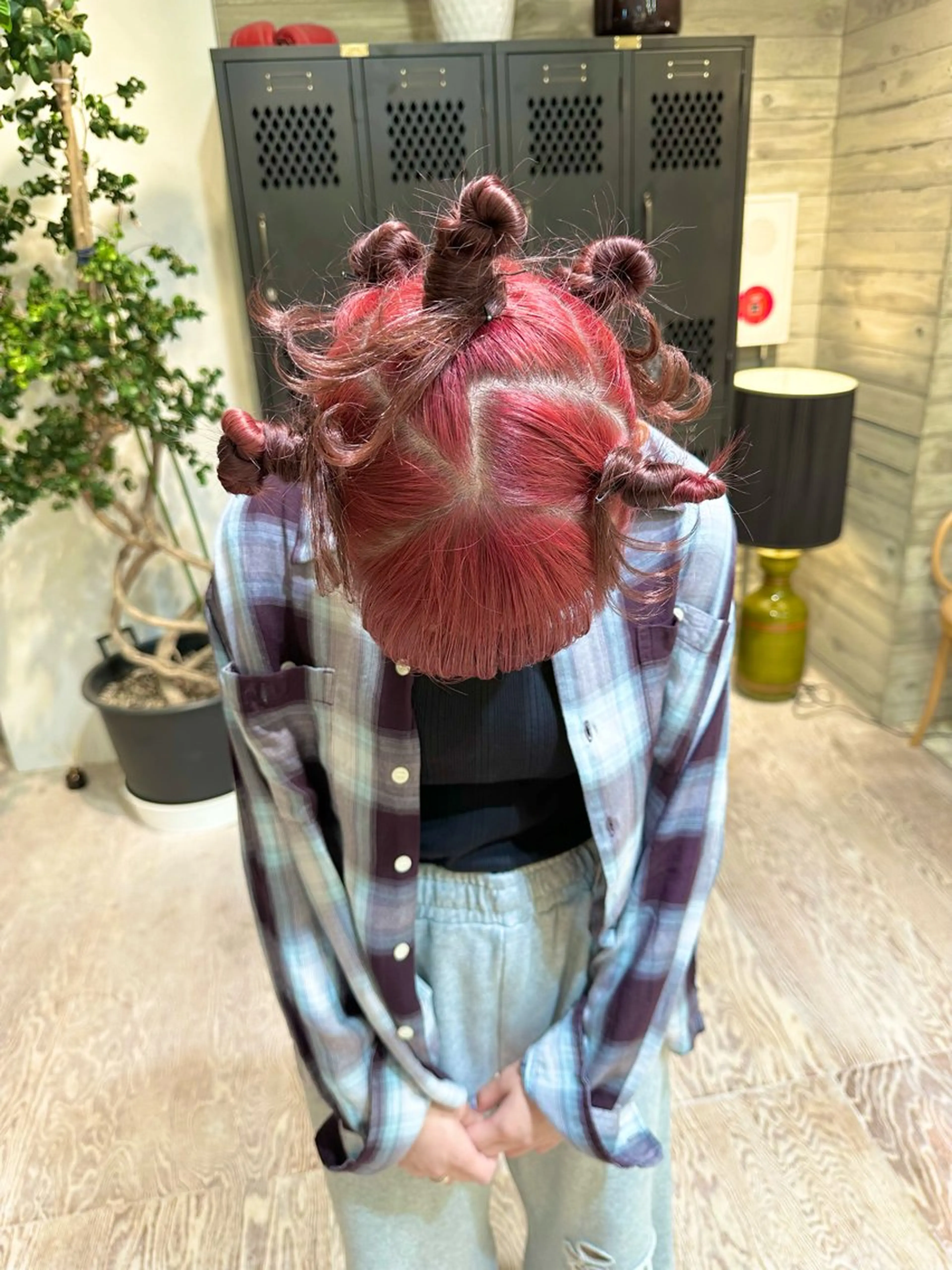 ロング カラー ヘアカラー トリートメント ヘッドスパ ヘアセット kai .のヘアスタイル