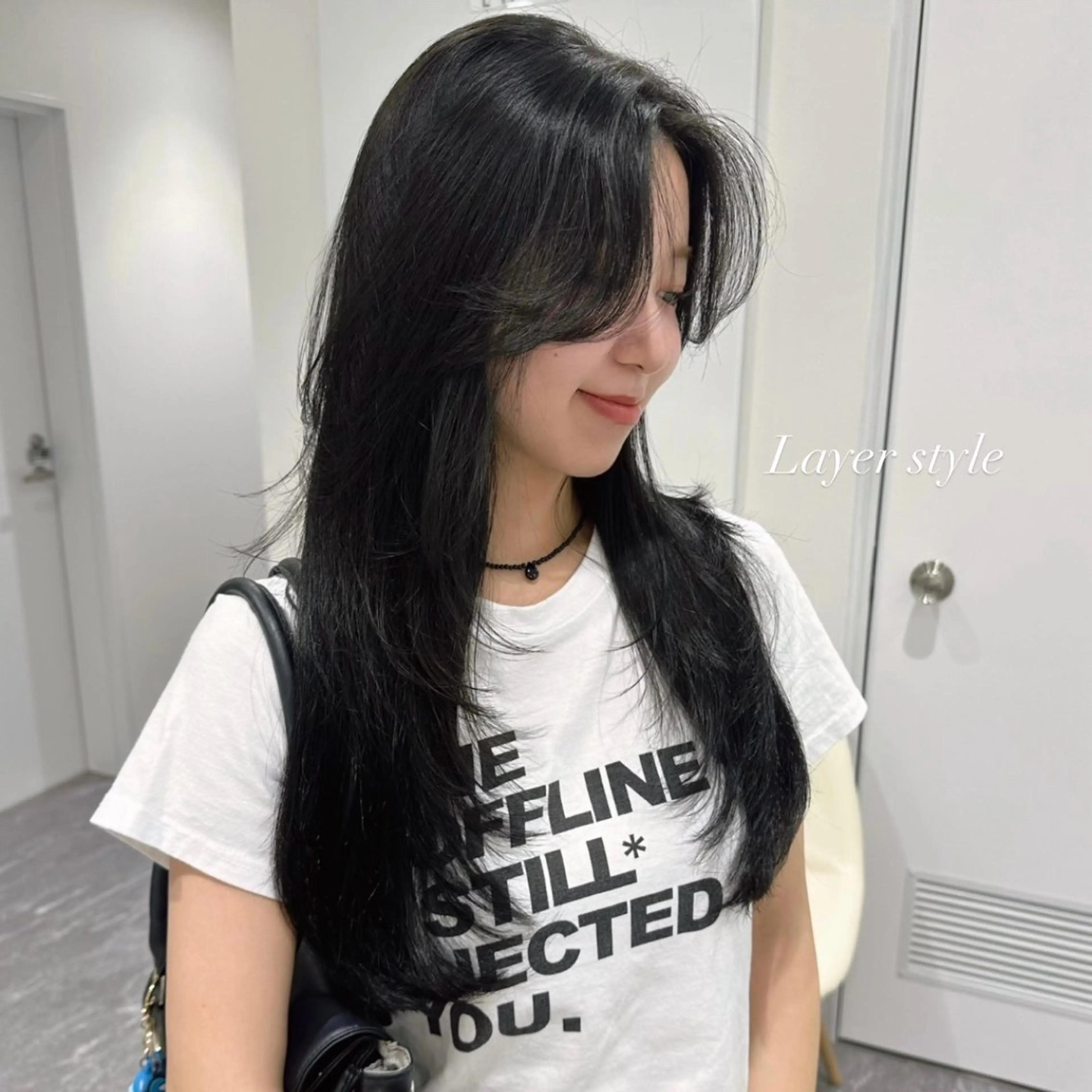 ロング 韓国𝐻𝑎𝑖𝑟 🇰🇷🖤ハラのヘアスタイル