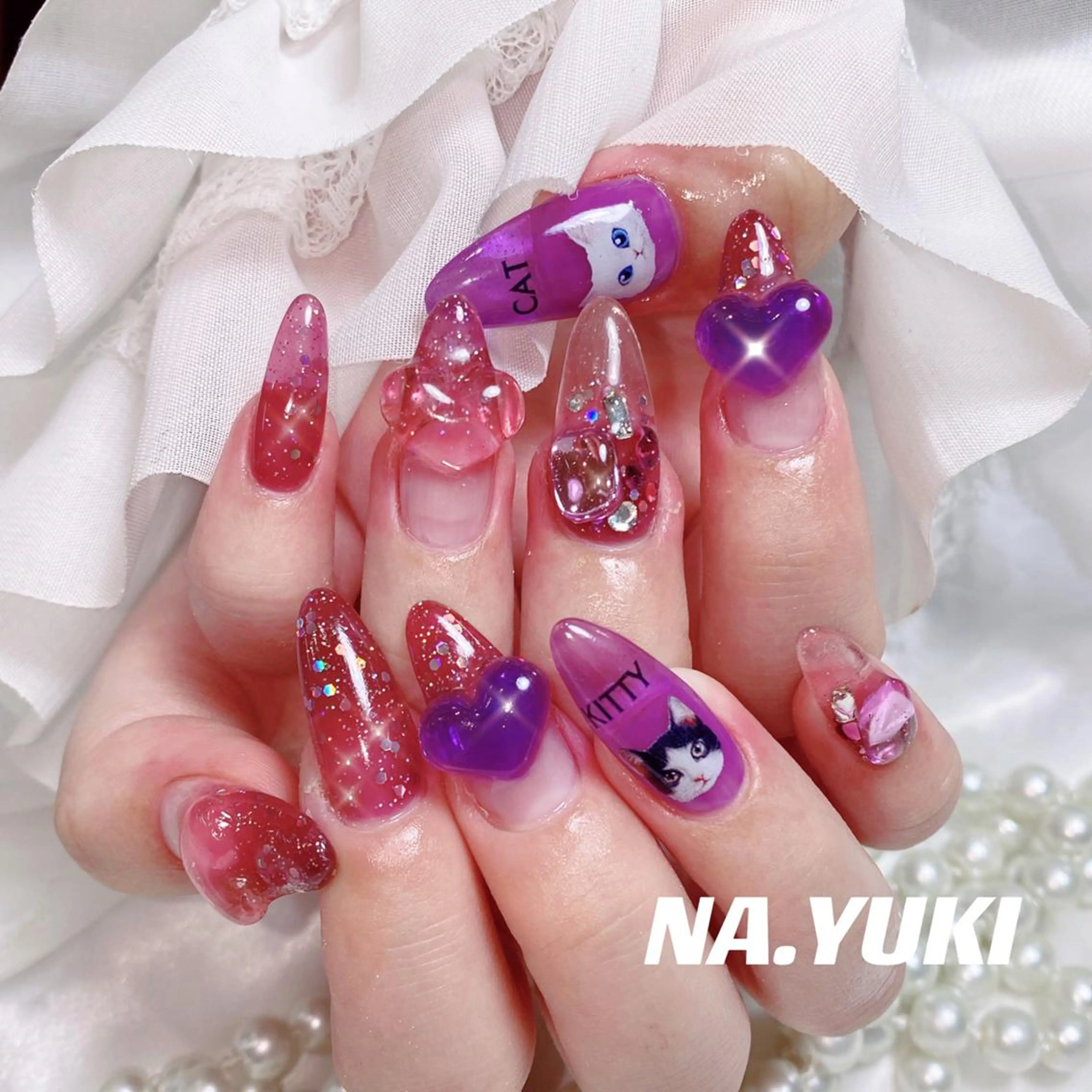 ネイル 🎀 moo~ 🎀のネイルデザイン