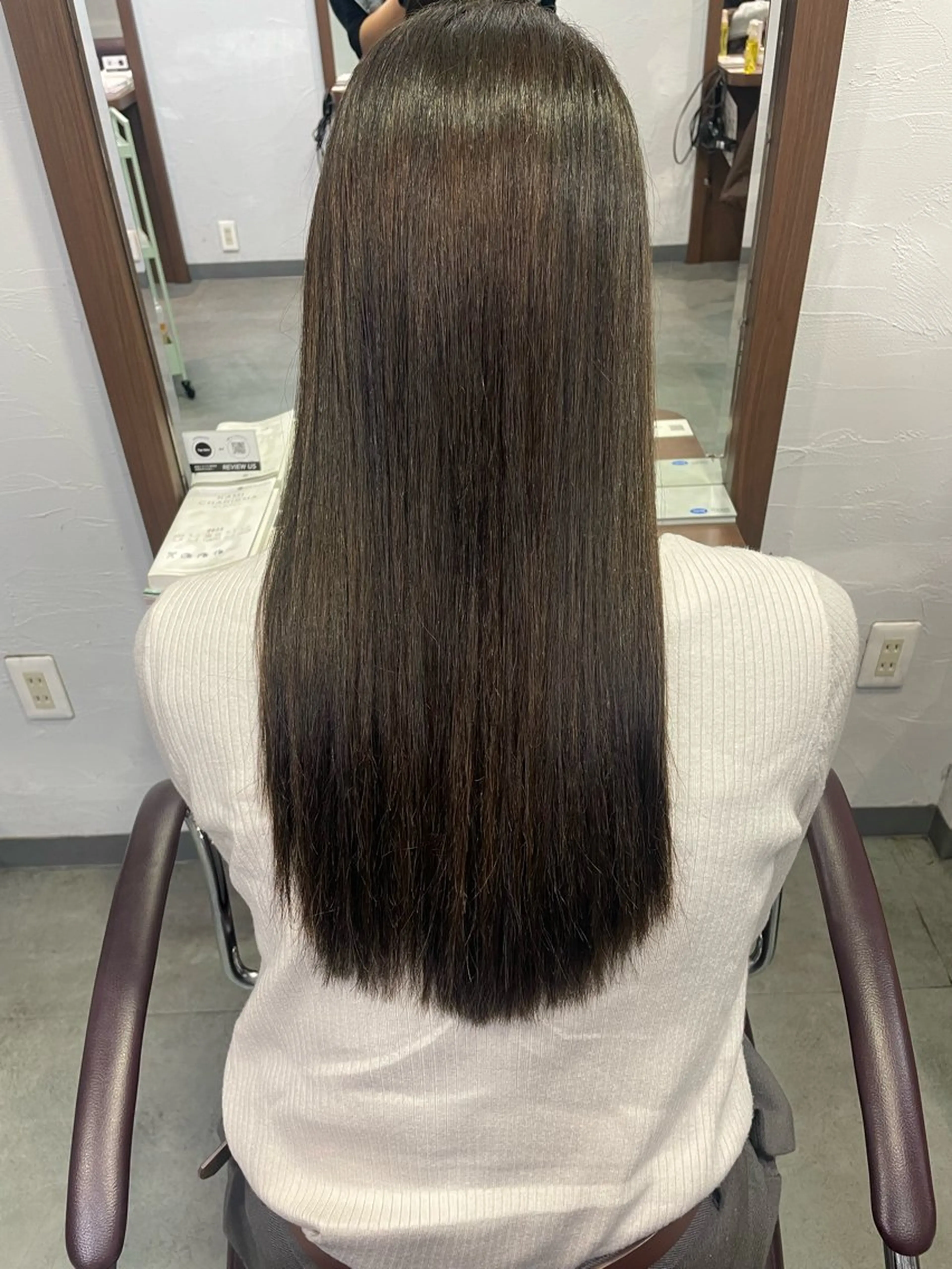 ロング 村上 奈乃果のヘアスタイル