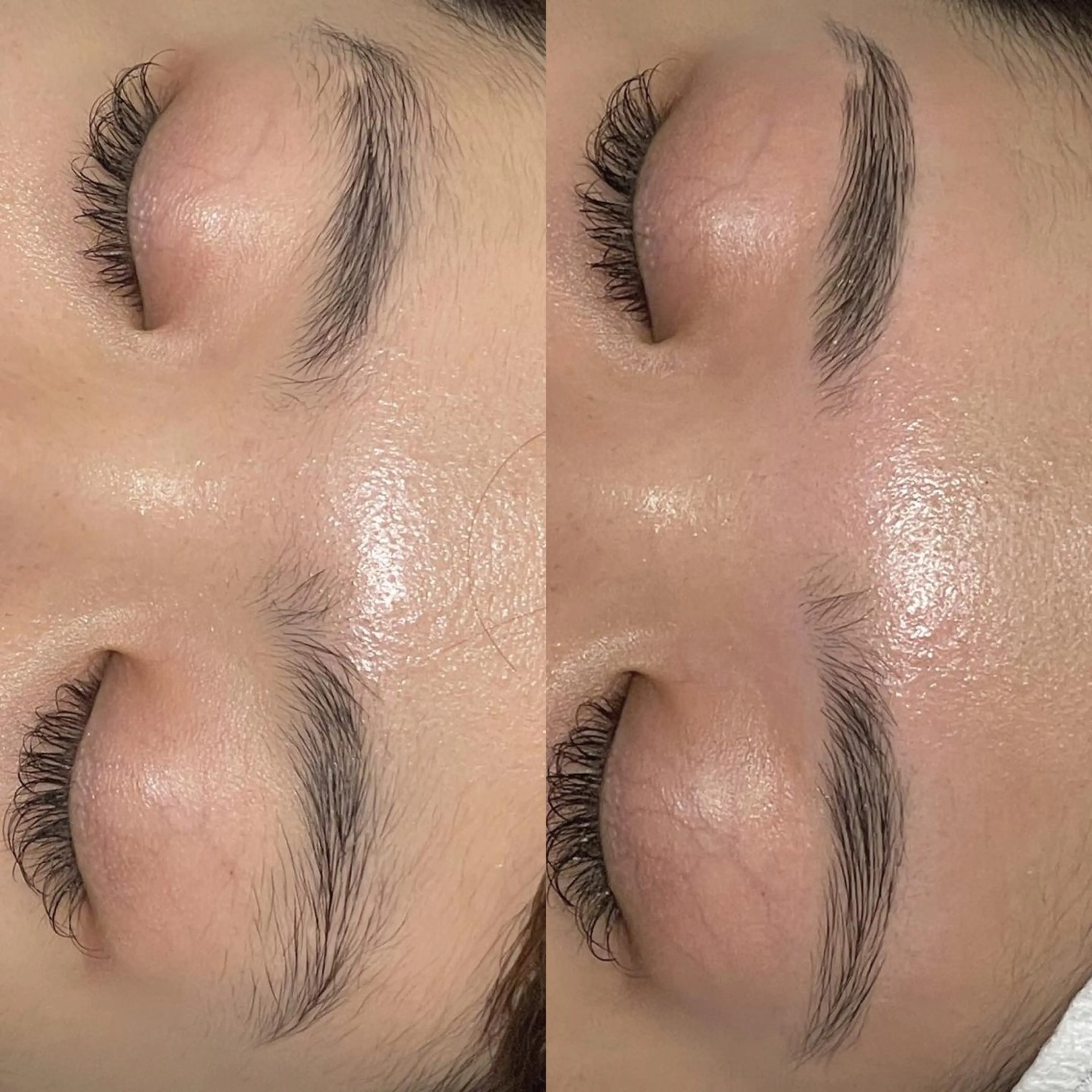 アイブロウ ハリウッドブロウリフト 眉毛ワックス脱毛 PROGRESS 🤍白井🤍のマツエク・マツパデザイン
