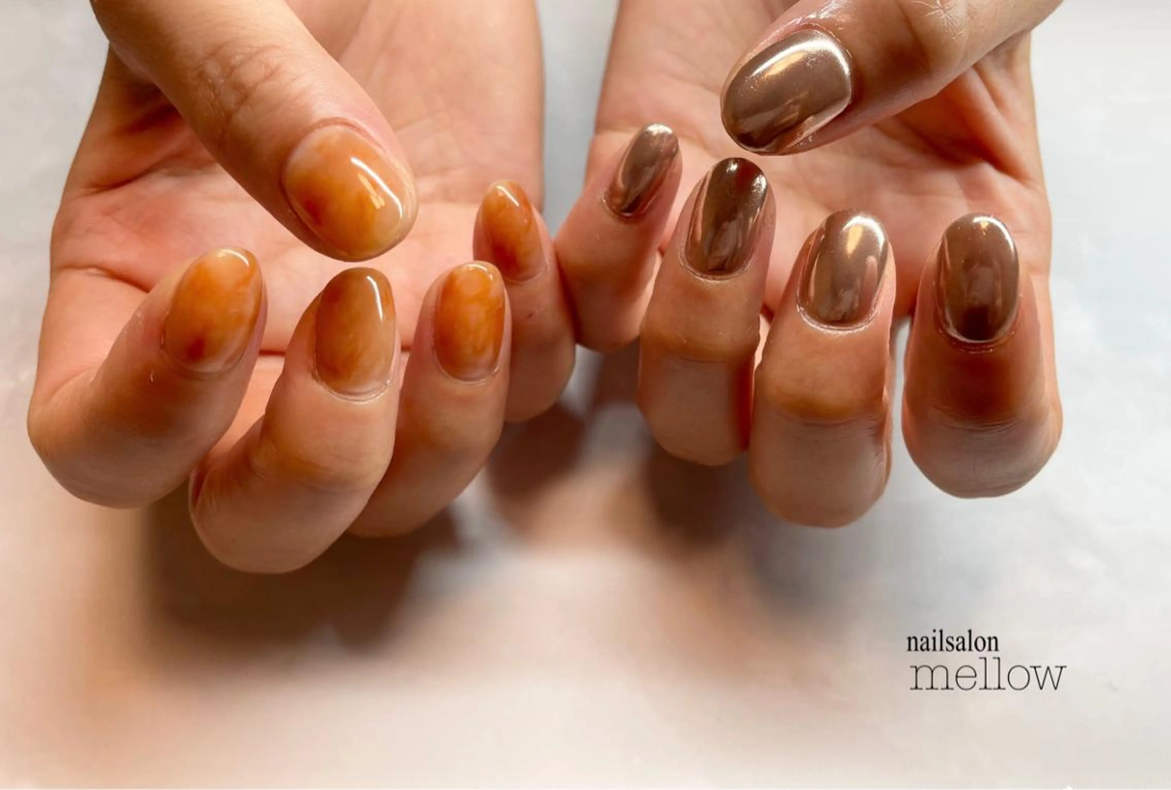 ネイル ミラーネイル 大山 浩美のネイルデザイン