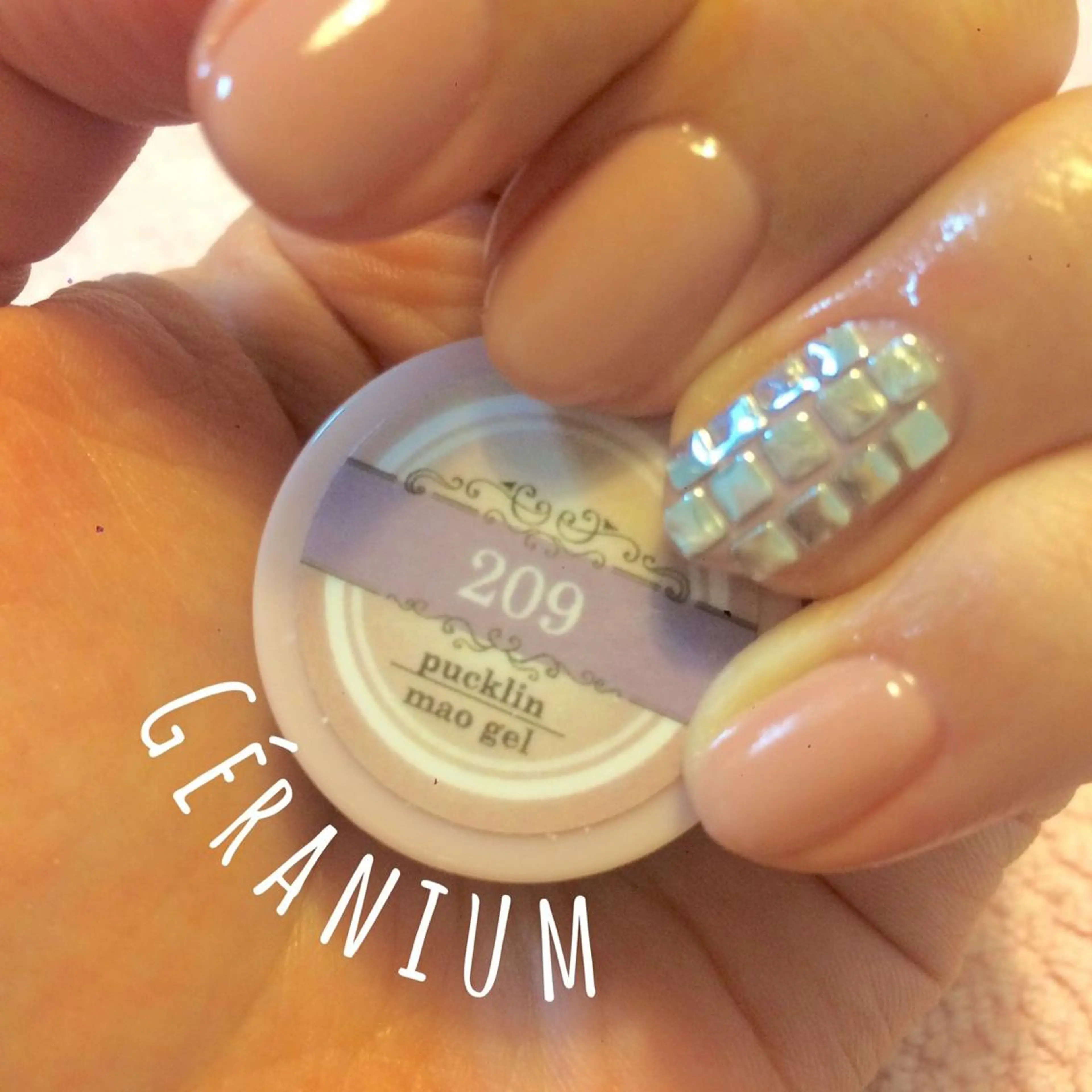 ネイル シルバー GéRanium Harukaのネイルデザイン