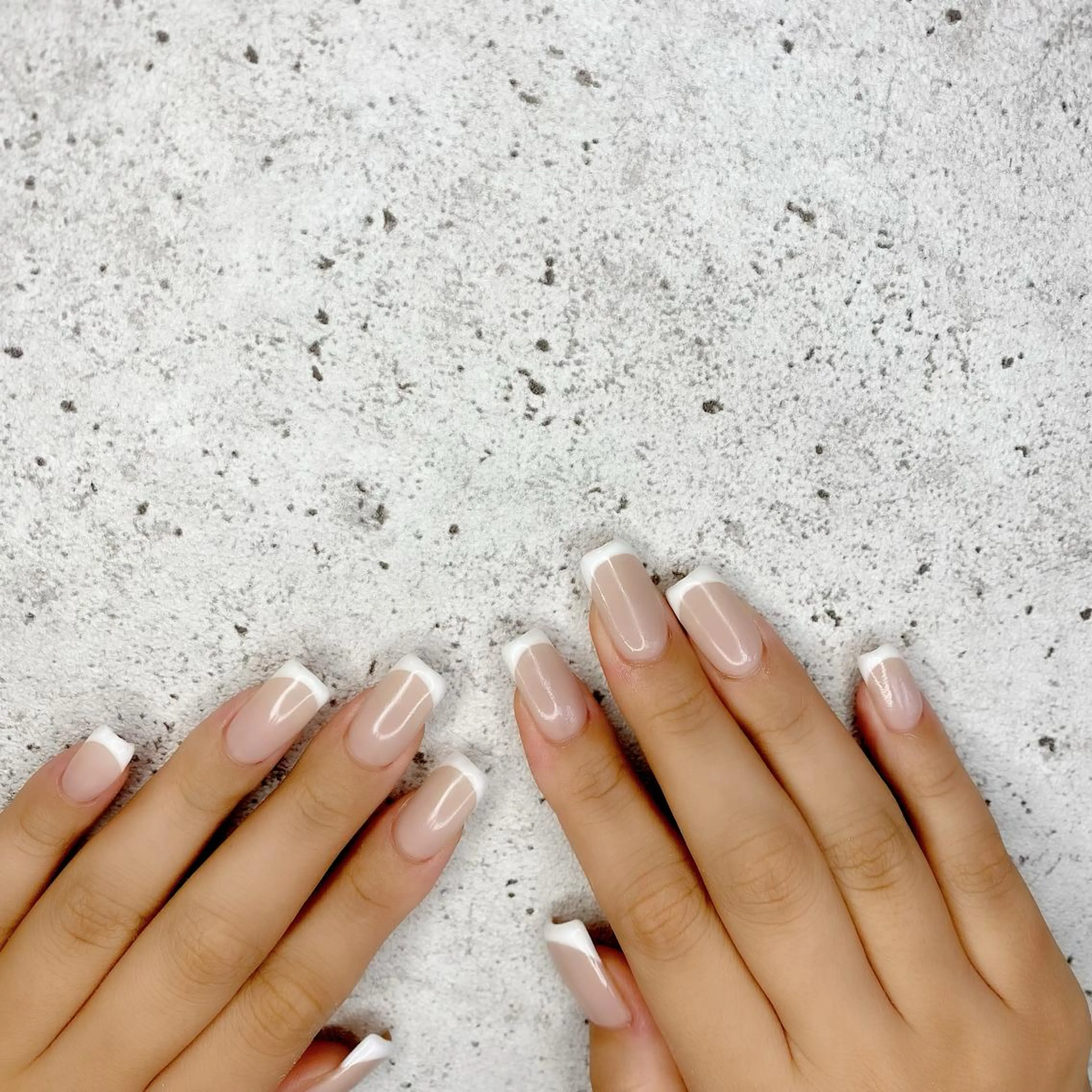 ロング カラー パーマ ヘアアレンジ メンズ キッズ ネイル マツエク・マツパ ロング フレンチネイル ロングネイル スカルプネイル スクエアネイル Salon Ｋのネイルデザイン