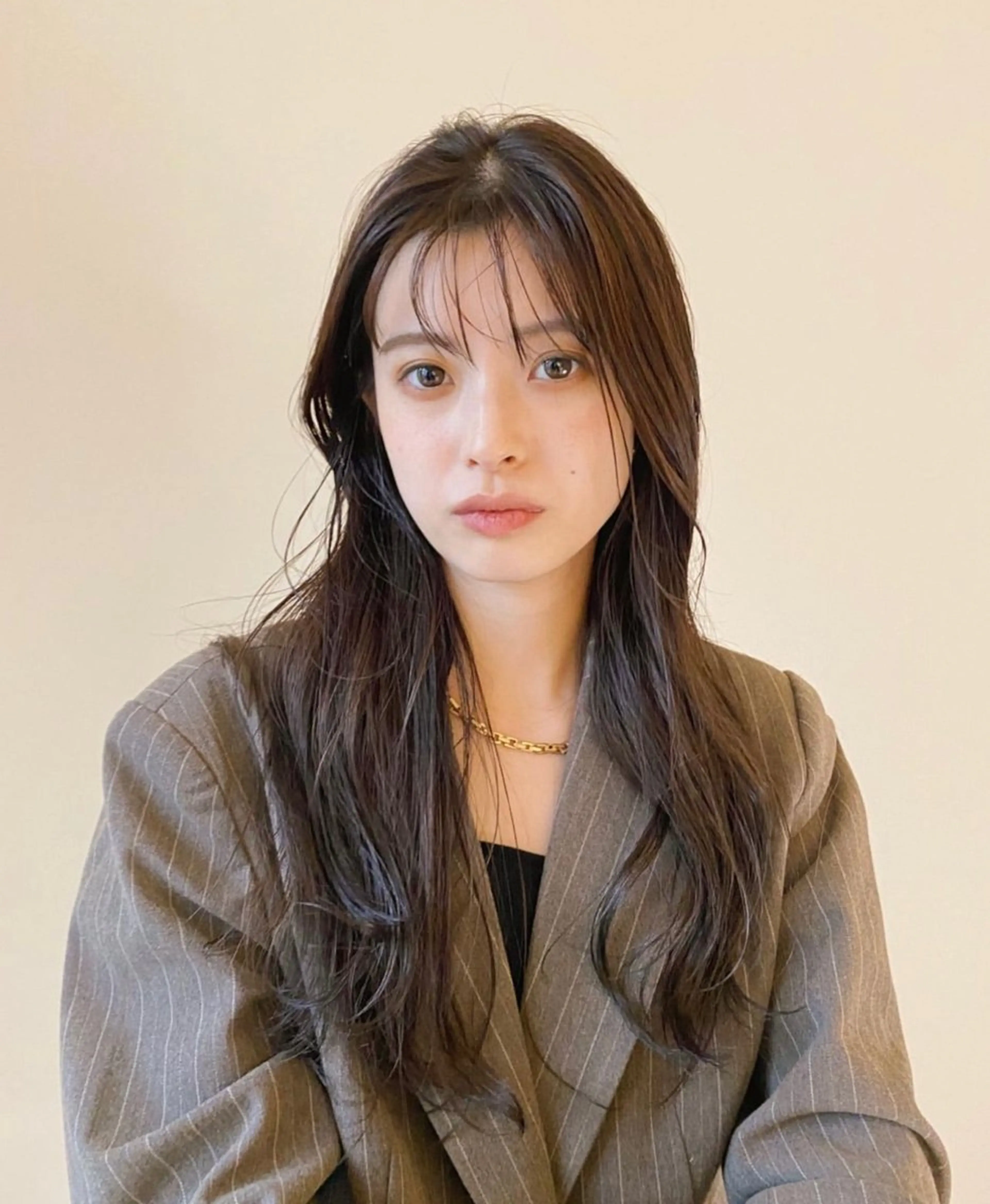 ロング カラー ブリーチカラー/ベー ジュ/Hono🦖のヘアスタイル