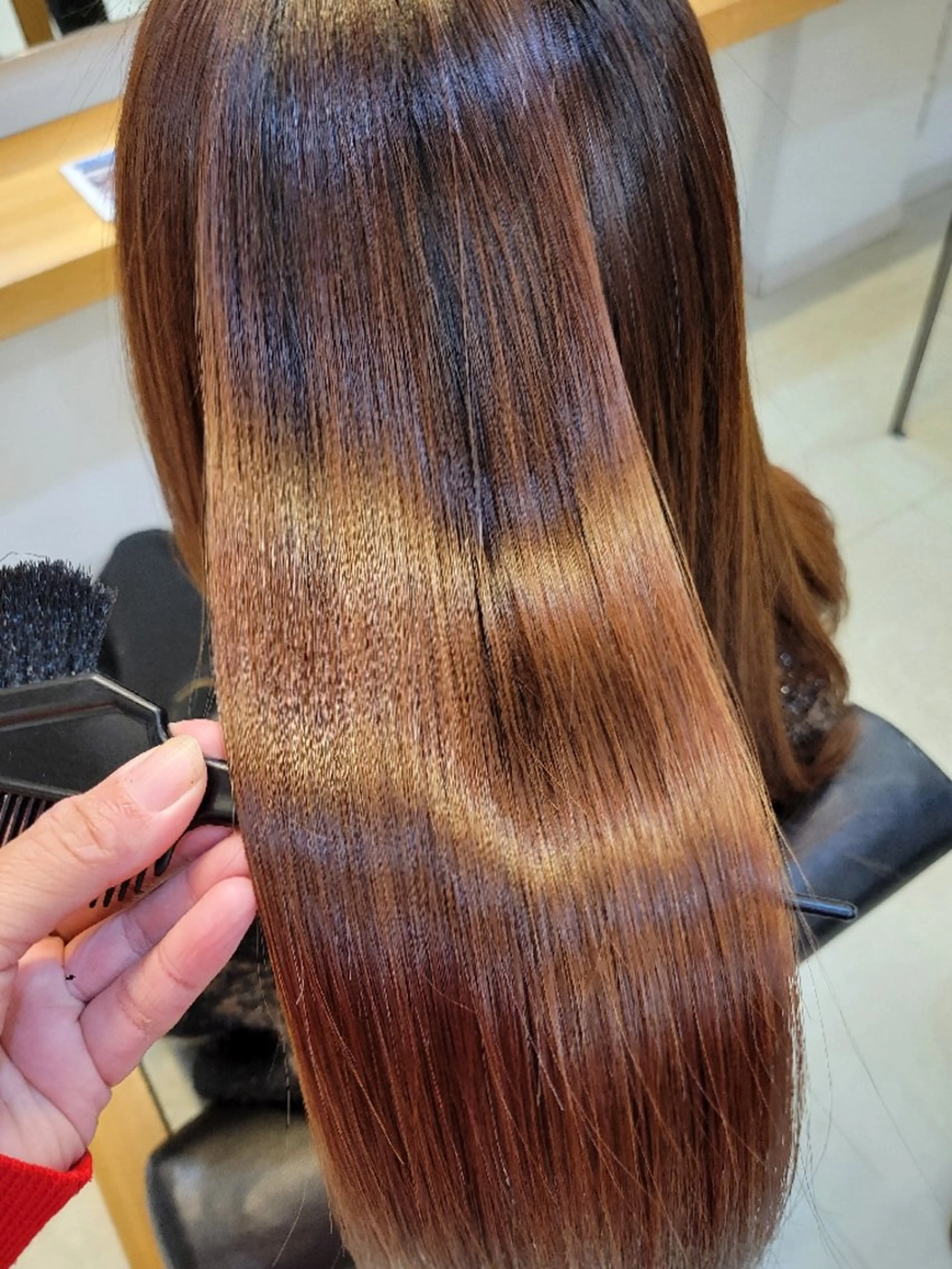 【プレミアムカラー体験コース】カット＋カラー＋髪質改善トリートメント＋炭酸頭皮ケアの写真