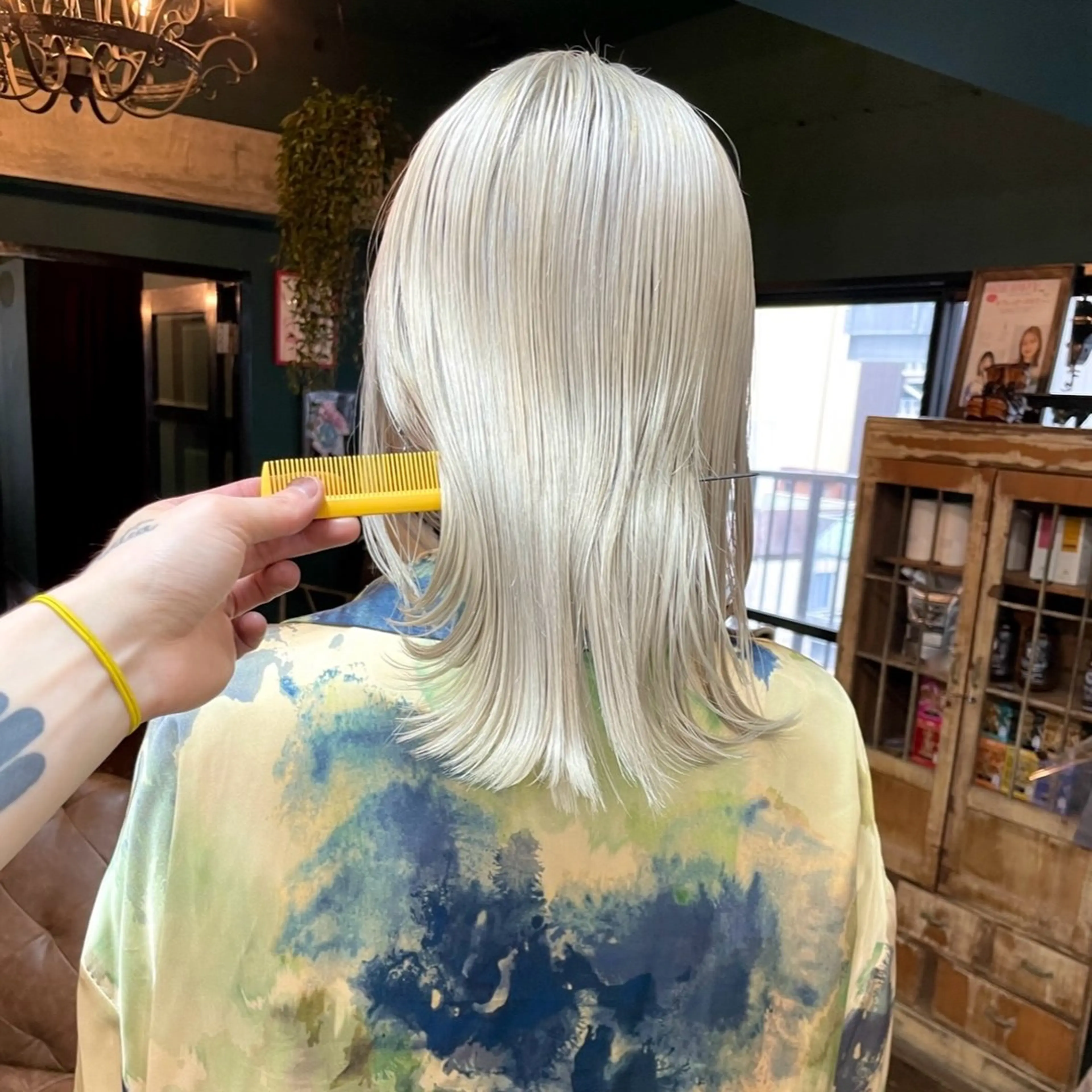 セミロング ヘアカラー vivre libreのヘアスタイル