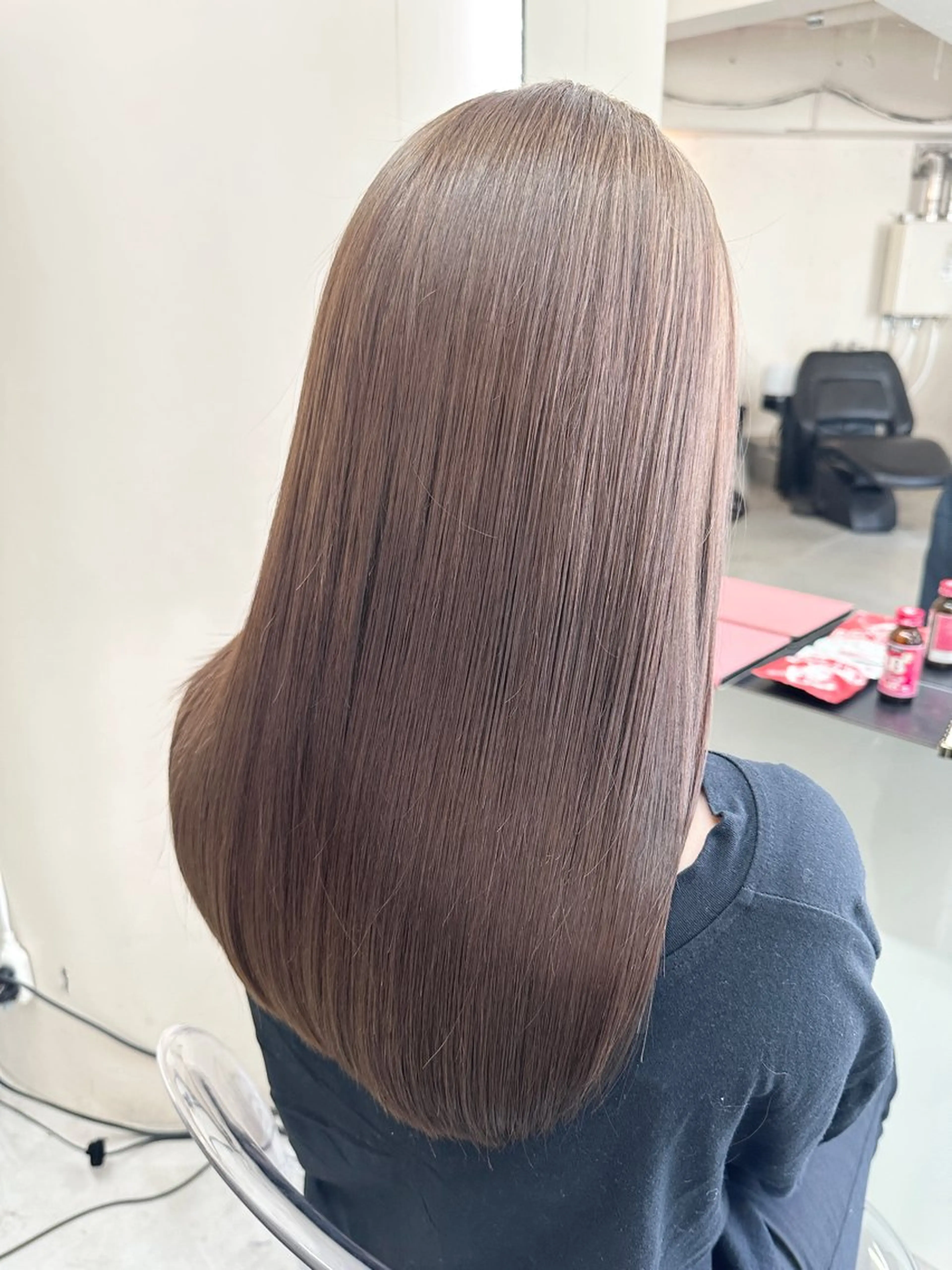 ミディアム カラー カット ヘアカラー トリートメント 髪質改善特化【荻窪】 RYOTOのヘアスタイル