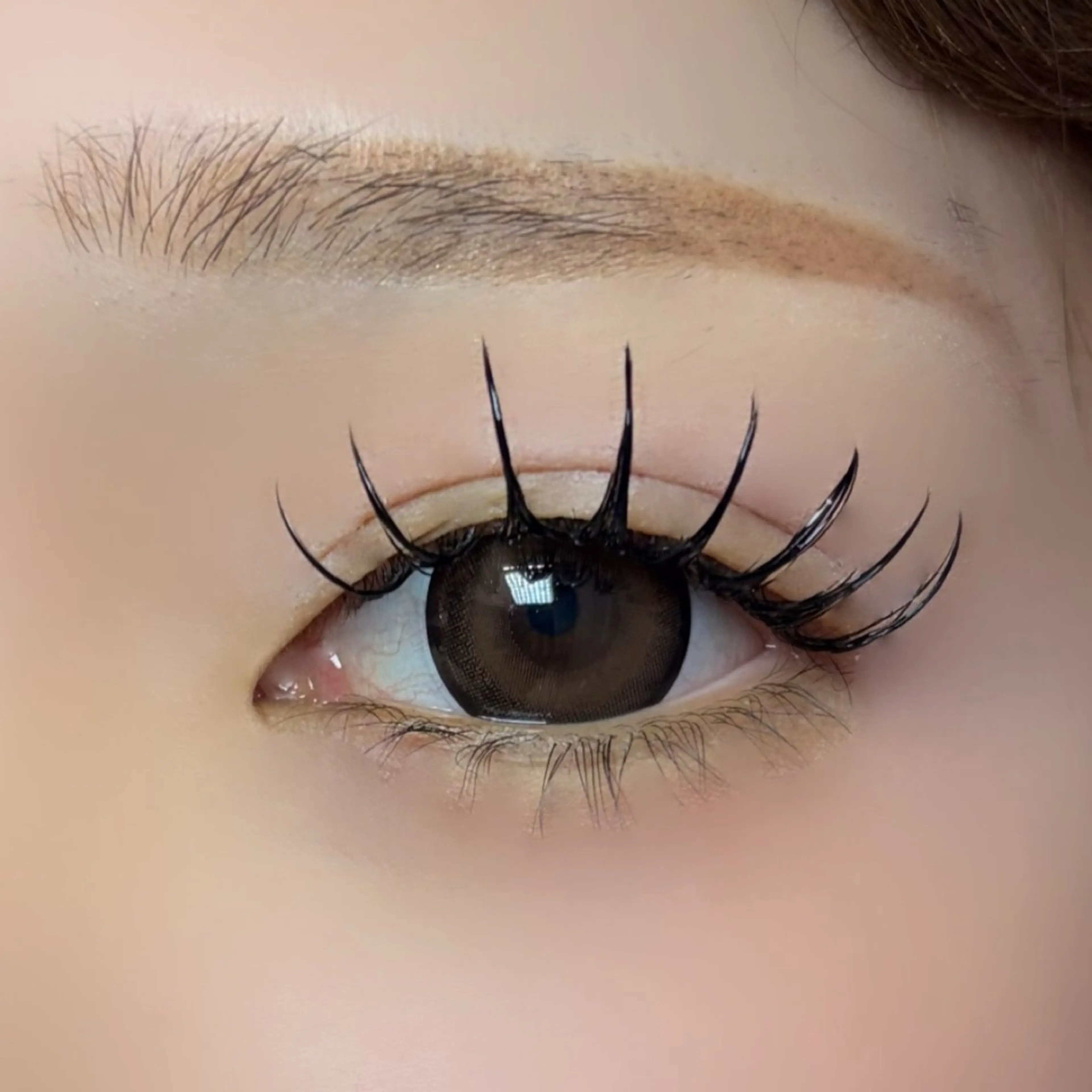 マツエク・マツパ seek北梅田 モデル募集用のマツエク・マツパデザイン