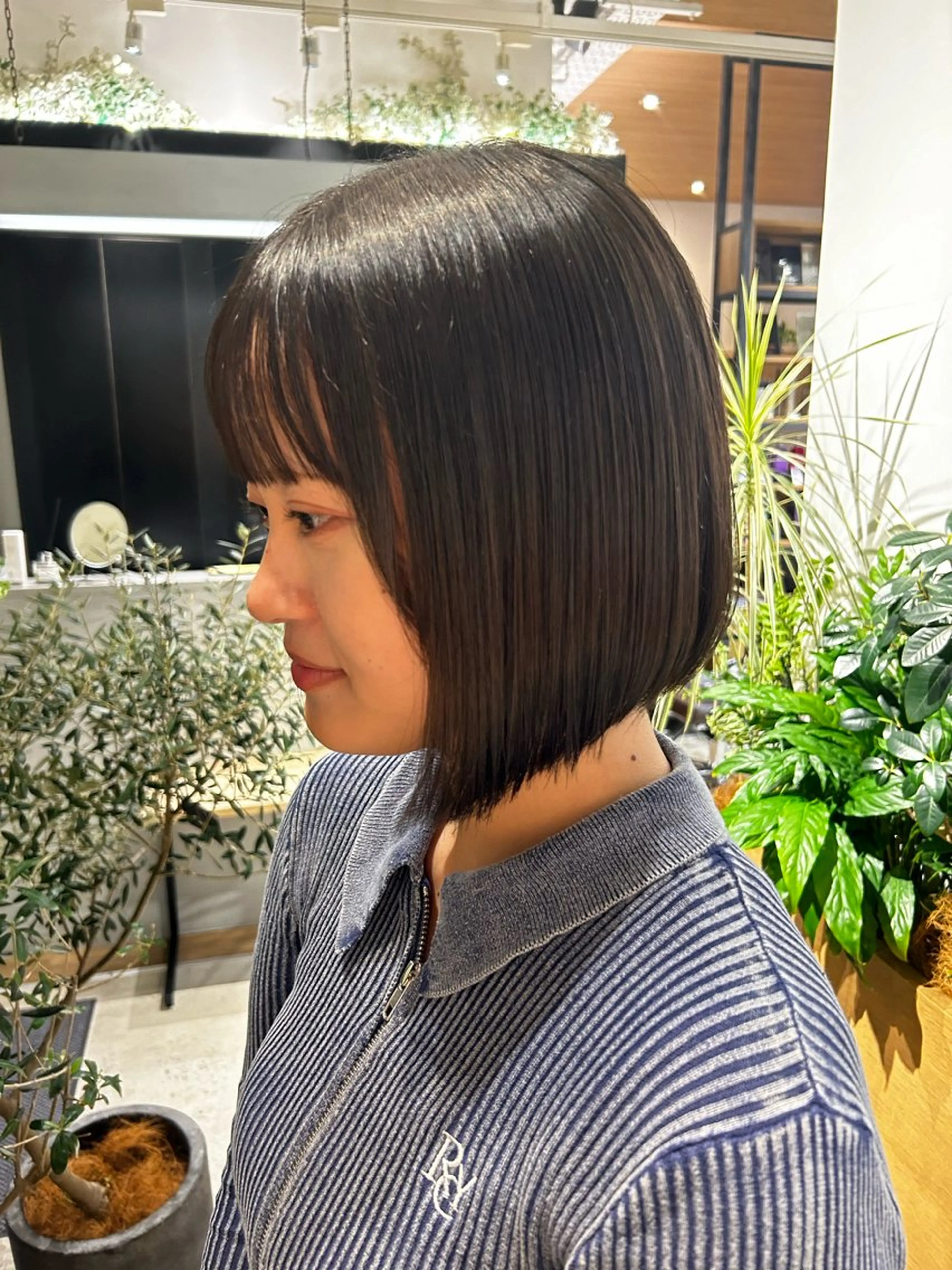 ミディアム 暖色カラー 奥村陽花のヘアスタイル