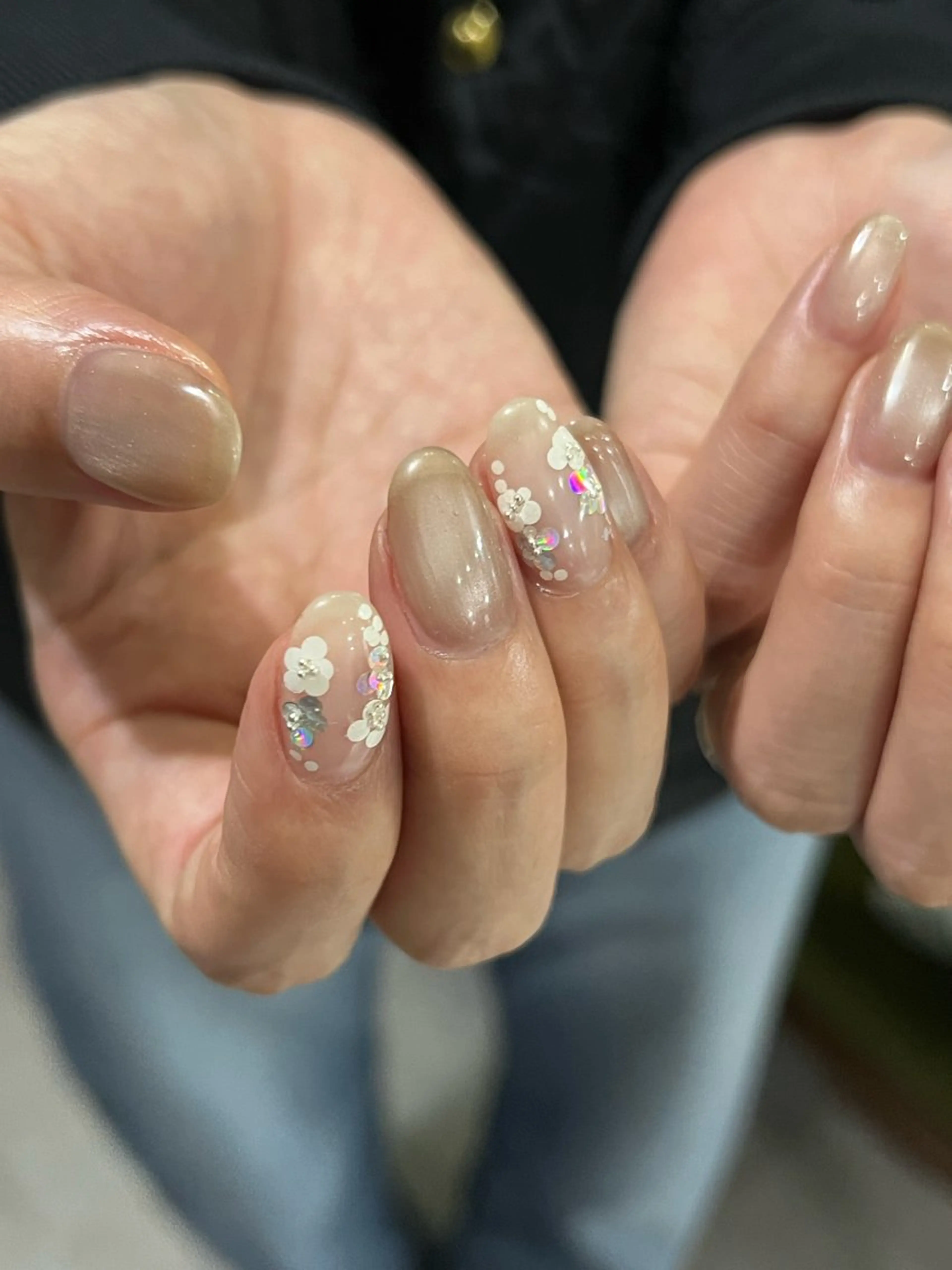 ネイル ハンドネイル Hata nail 🎀個性派ニュアンスのネイルデザイン