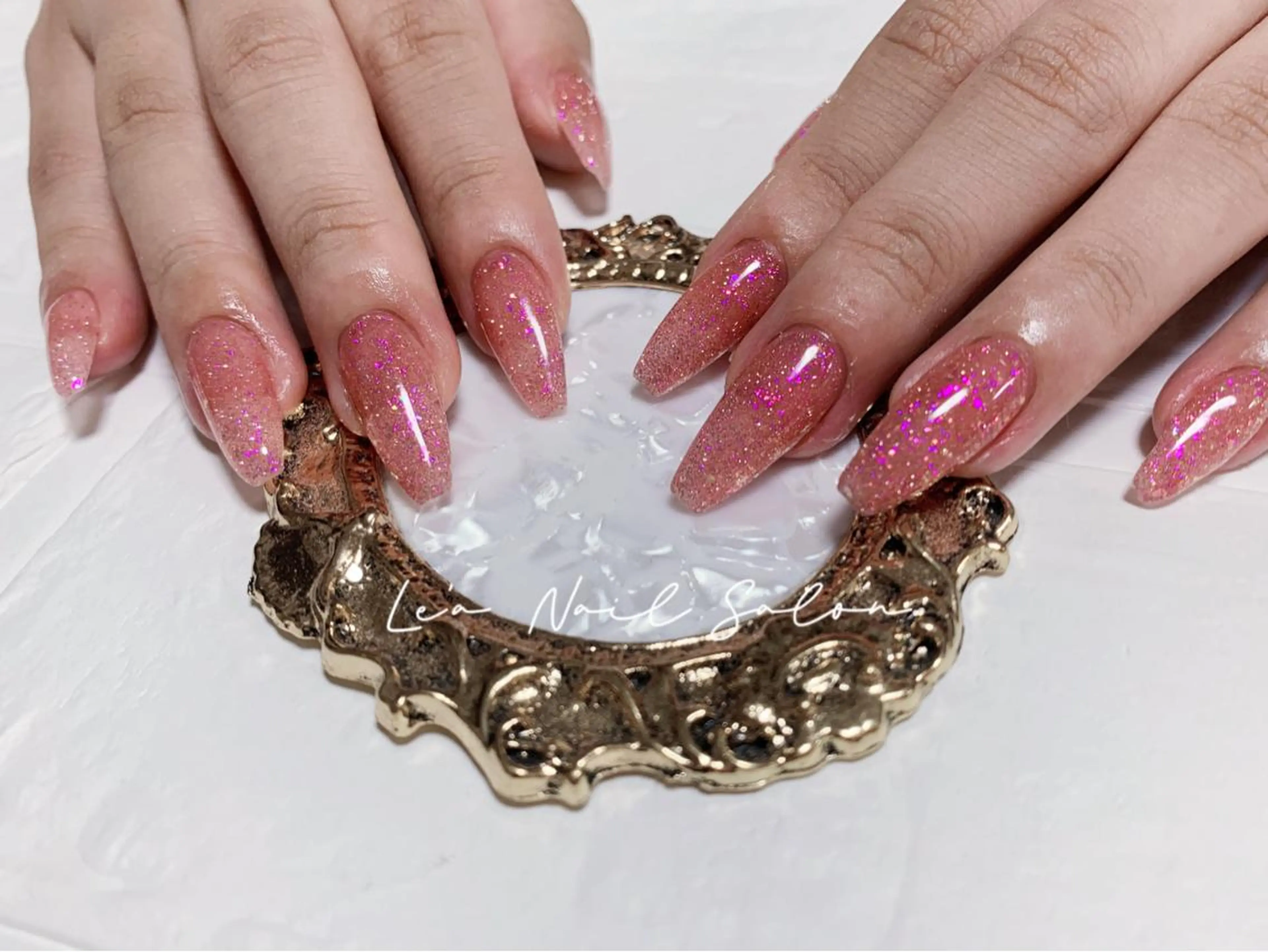 ショート カラー ネイル Le’a NailSalonのネイルデザイン