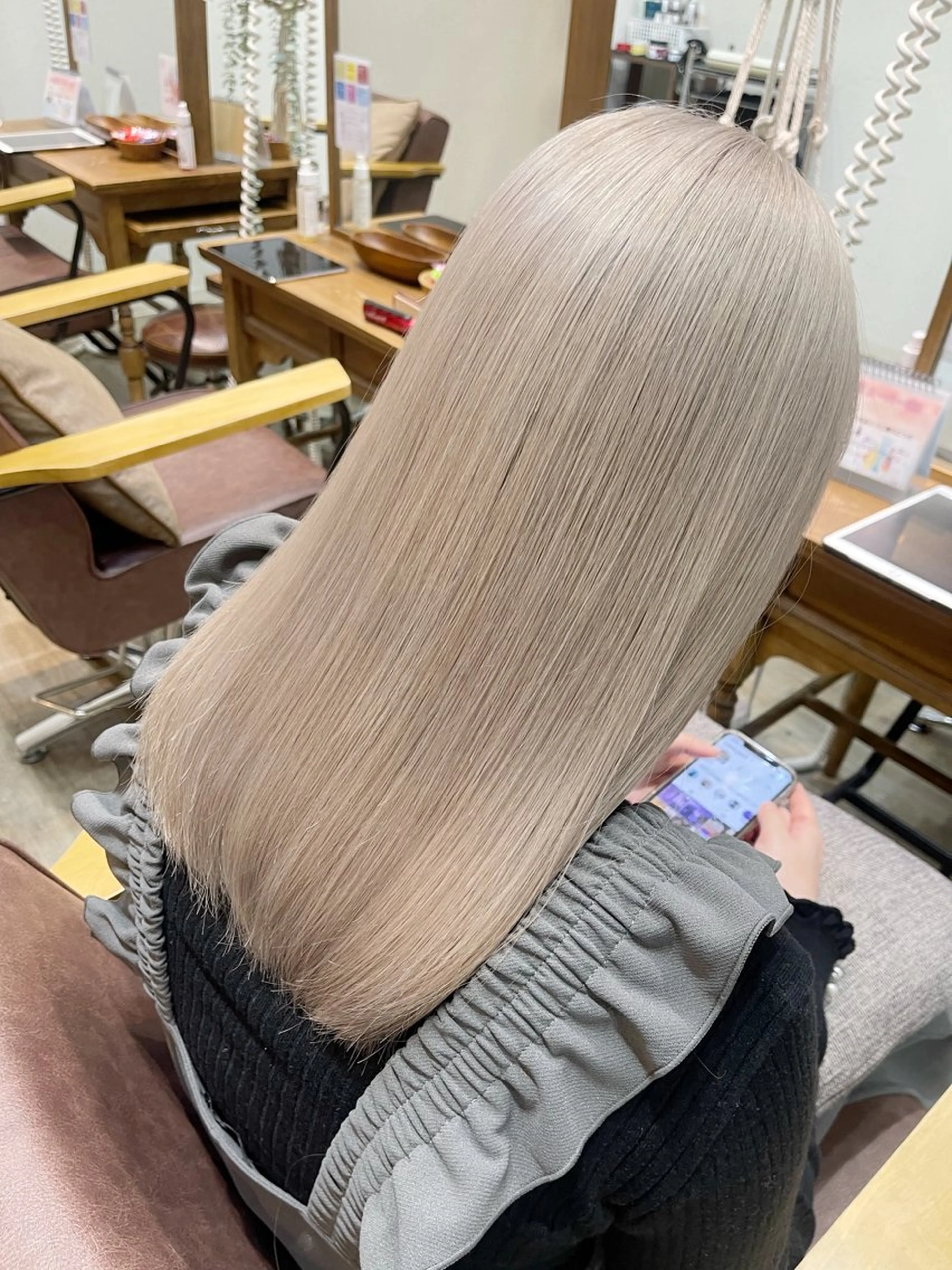 ロング カラー 巻ける縮毛矯正✨ 木下晴一朗✨のヘアスタイル