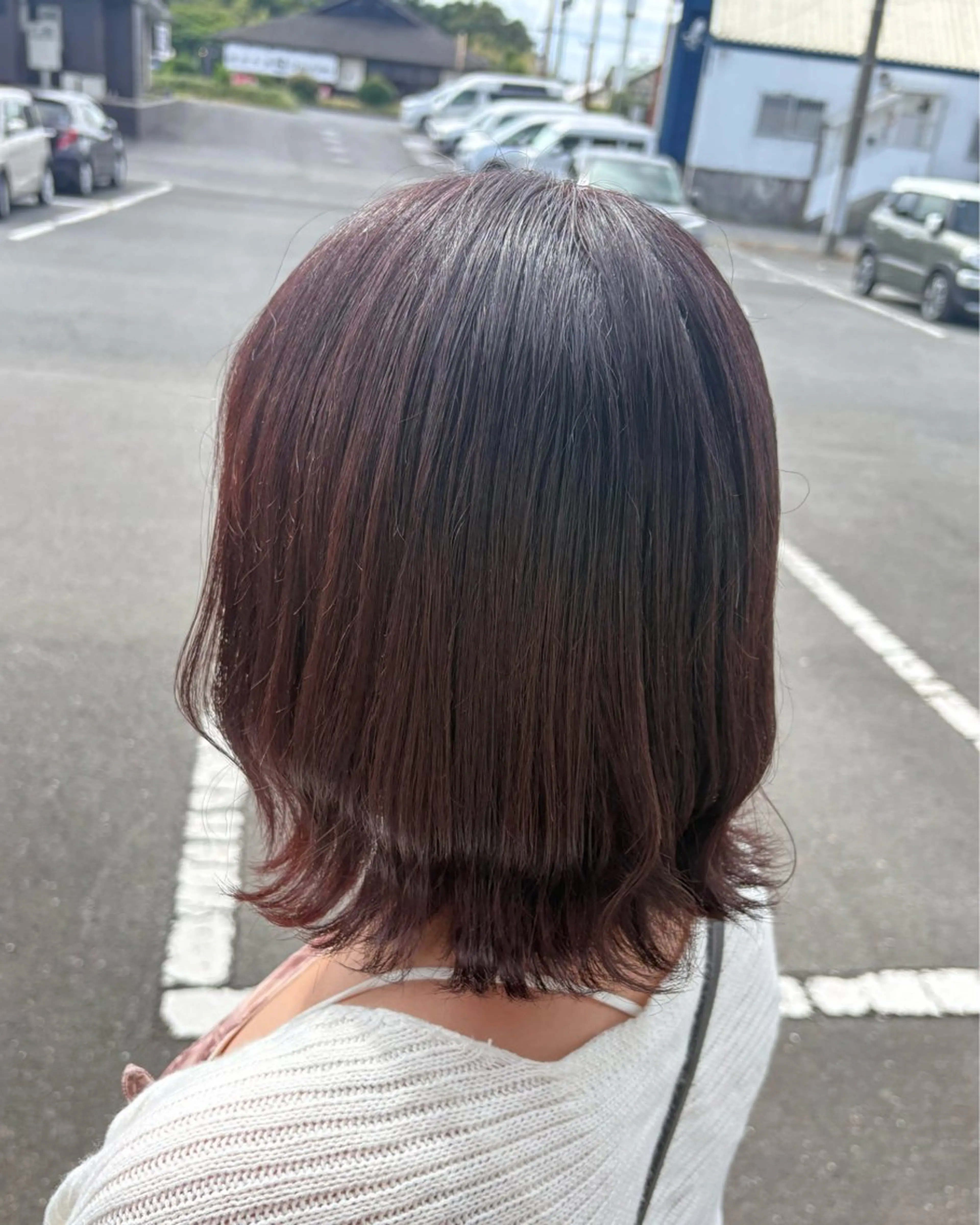 ミディアム カラー ブラウンカラー ピンクカラー ピンクブラウン ヘアカラー 🪄くすみカラー❇️ 名塚比奈乃🪄のヘアスタイル