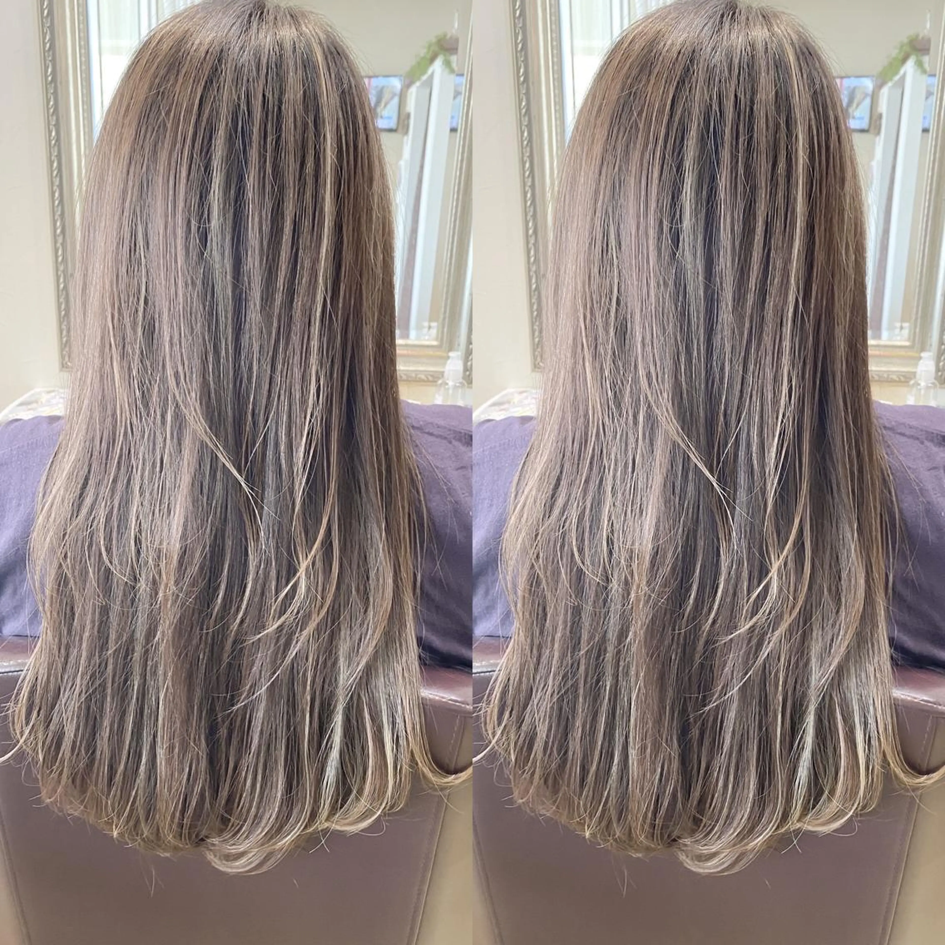 ミディアム カラー イルミナカラー カット ヘアカラー grand juteのヘアスタイル