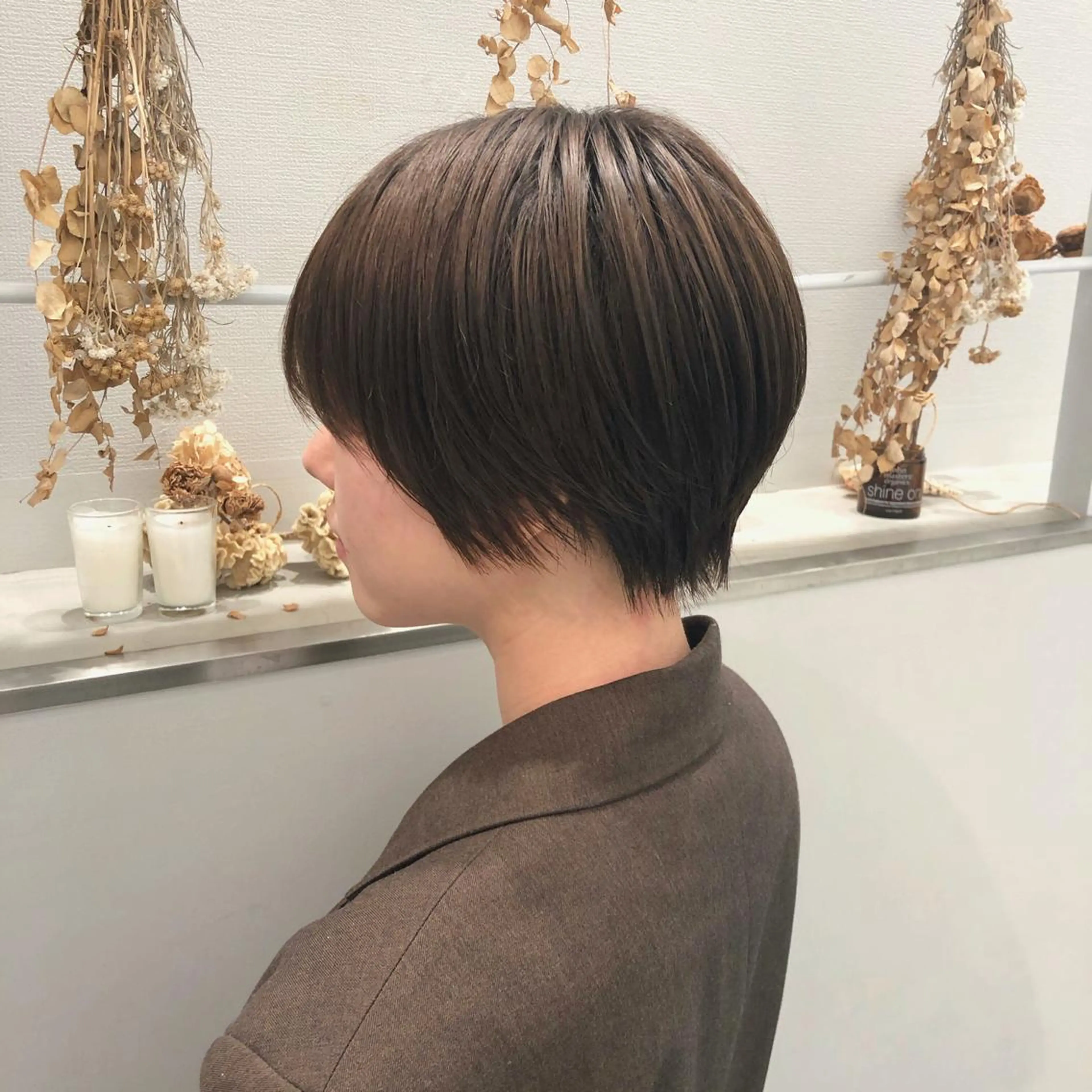 ショート ショートヘア 柏木  彩花のヘアスタイル
