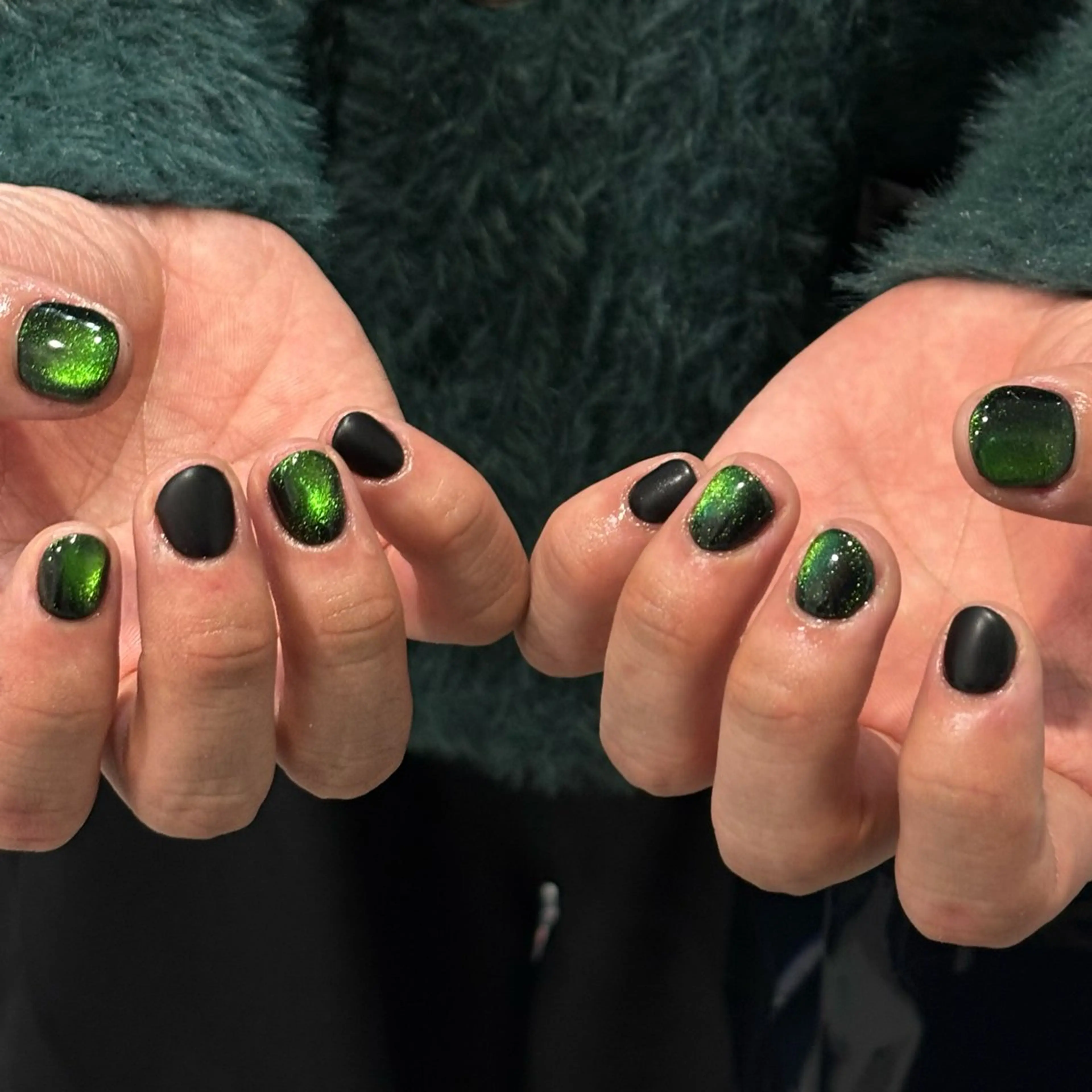 ネイル ハンドネイル 0203ムニムサン 💙Honokaのネイルデザイン