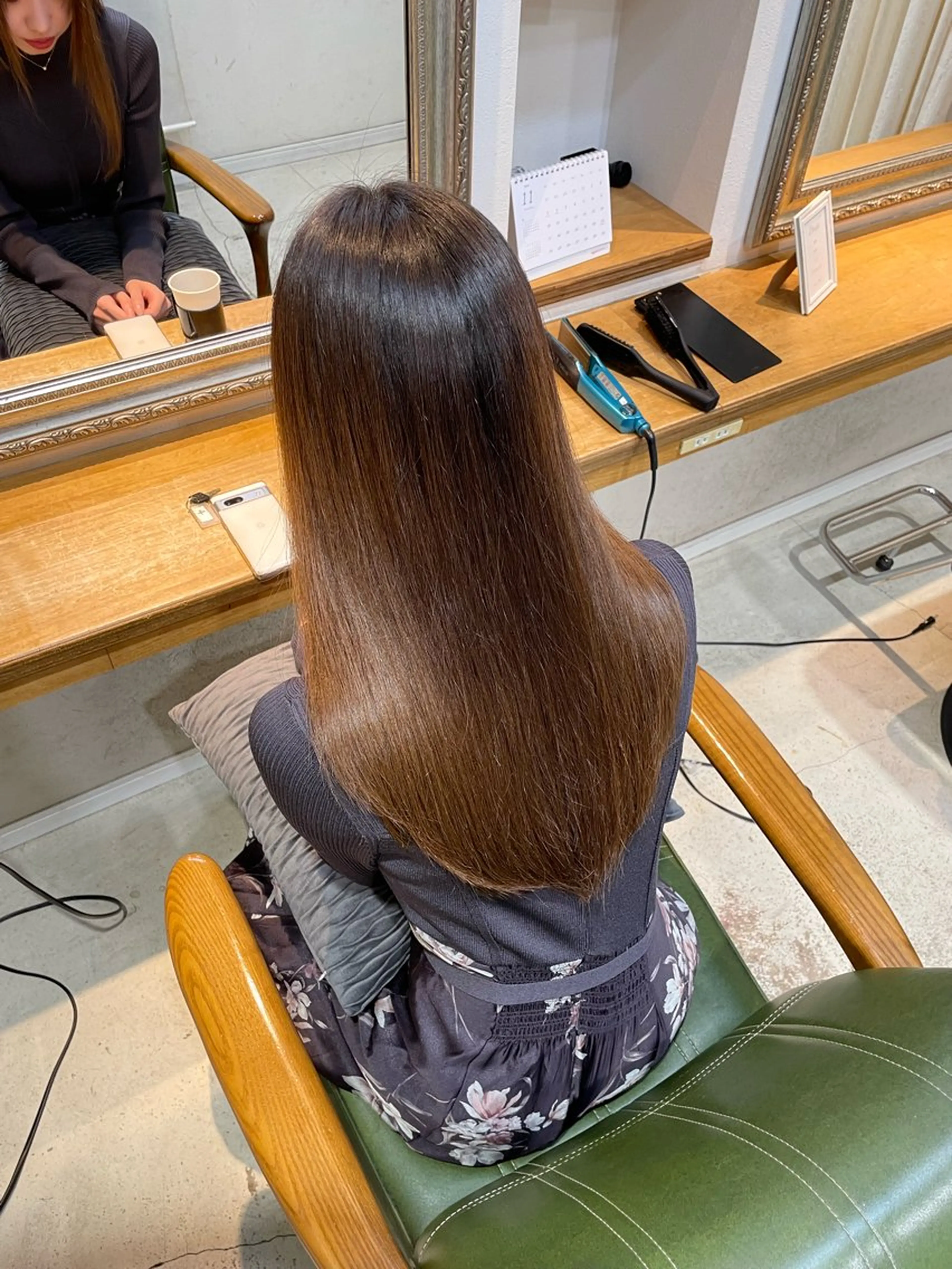 ロング 縮毛矯正 縮毛矯正支持率👑 No.1 SORAのヘアスタイル