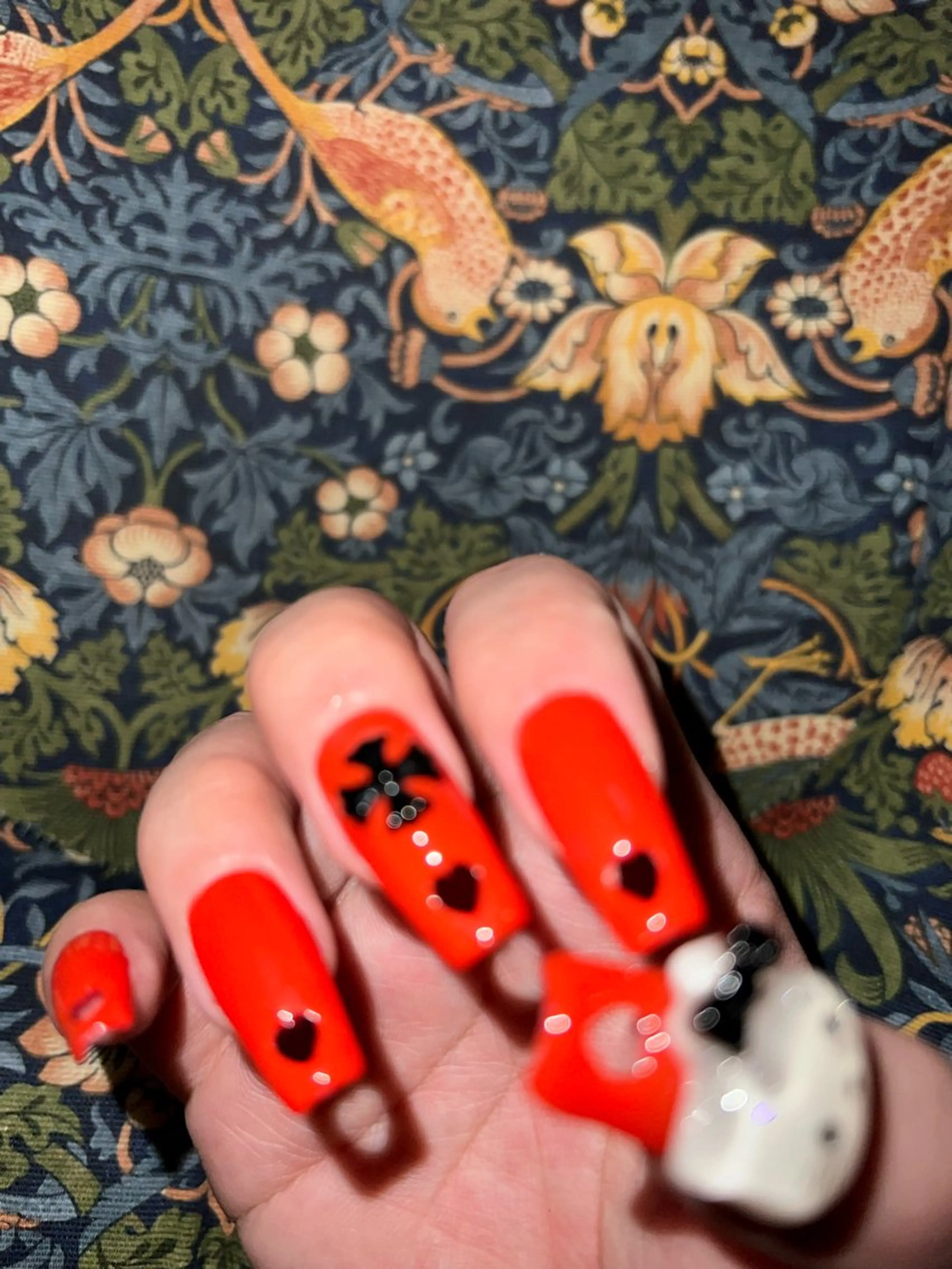 ネイル ハート スクエアネイル nail salon CHEのネイルデザイン