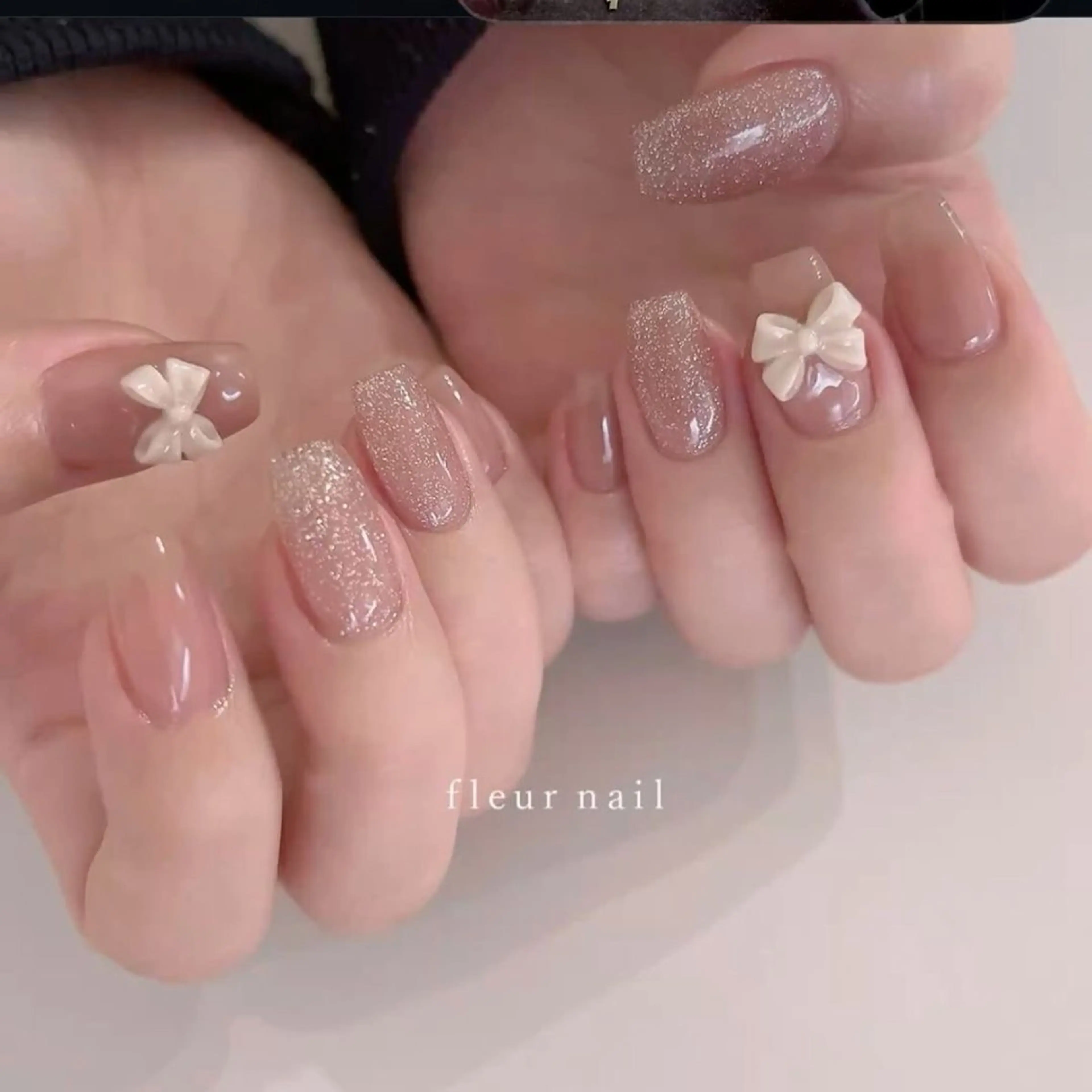 ネイル グラデーション ラメ(グリッター) マグネットネイル ミラーネイル ニュアンスネイル ハンドネイル Lumi de nailsのネイルデザイン