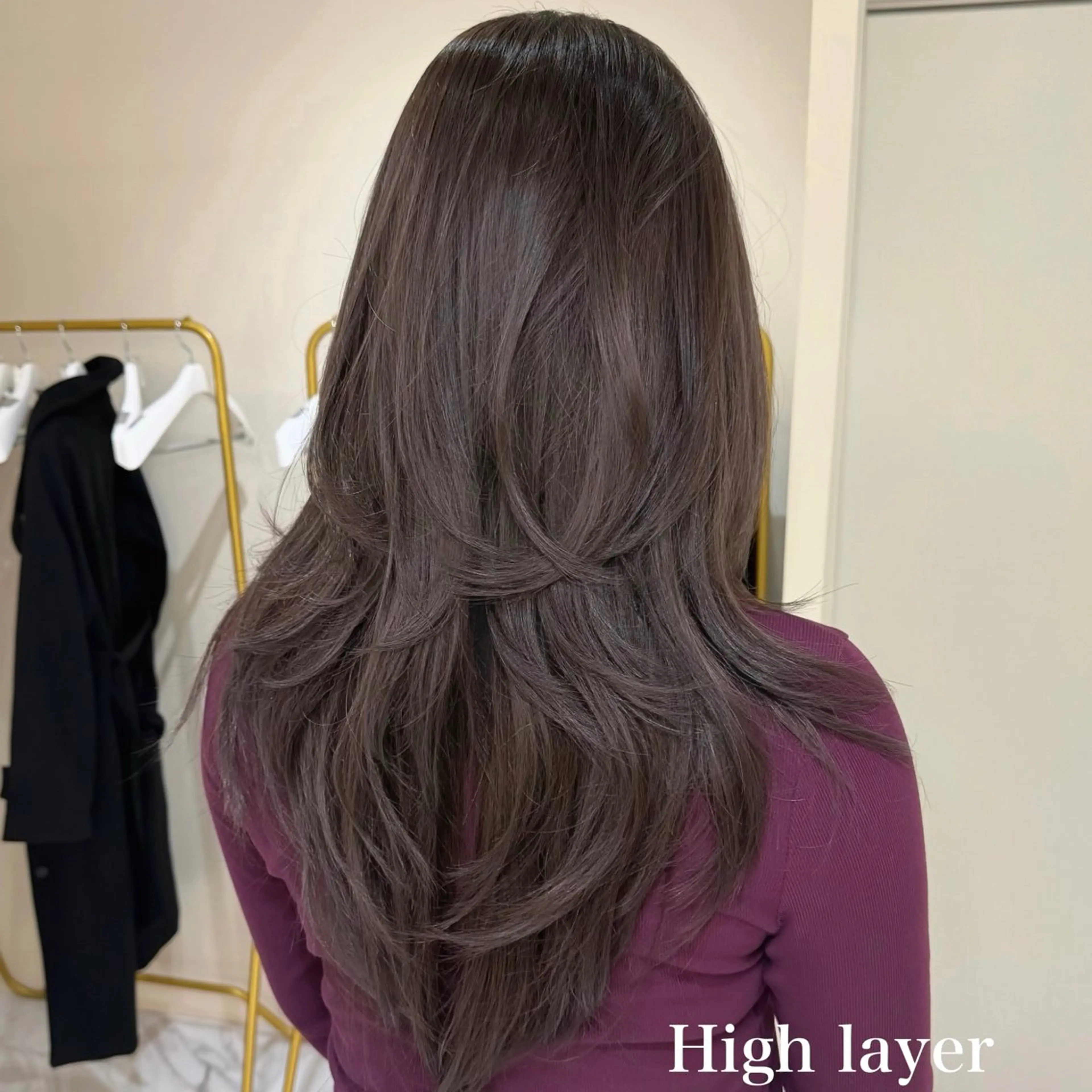 ロング カラー ヘアアレンジ カット トリートメント レイヤーカット🤍 RINAのヘアスタイル