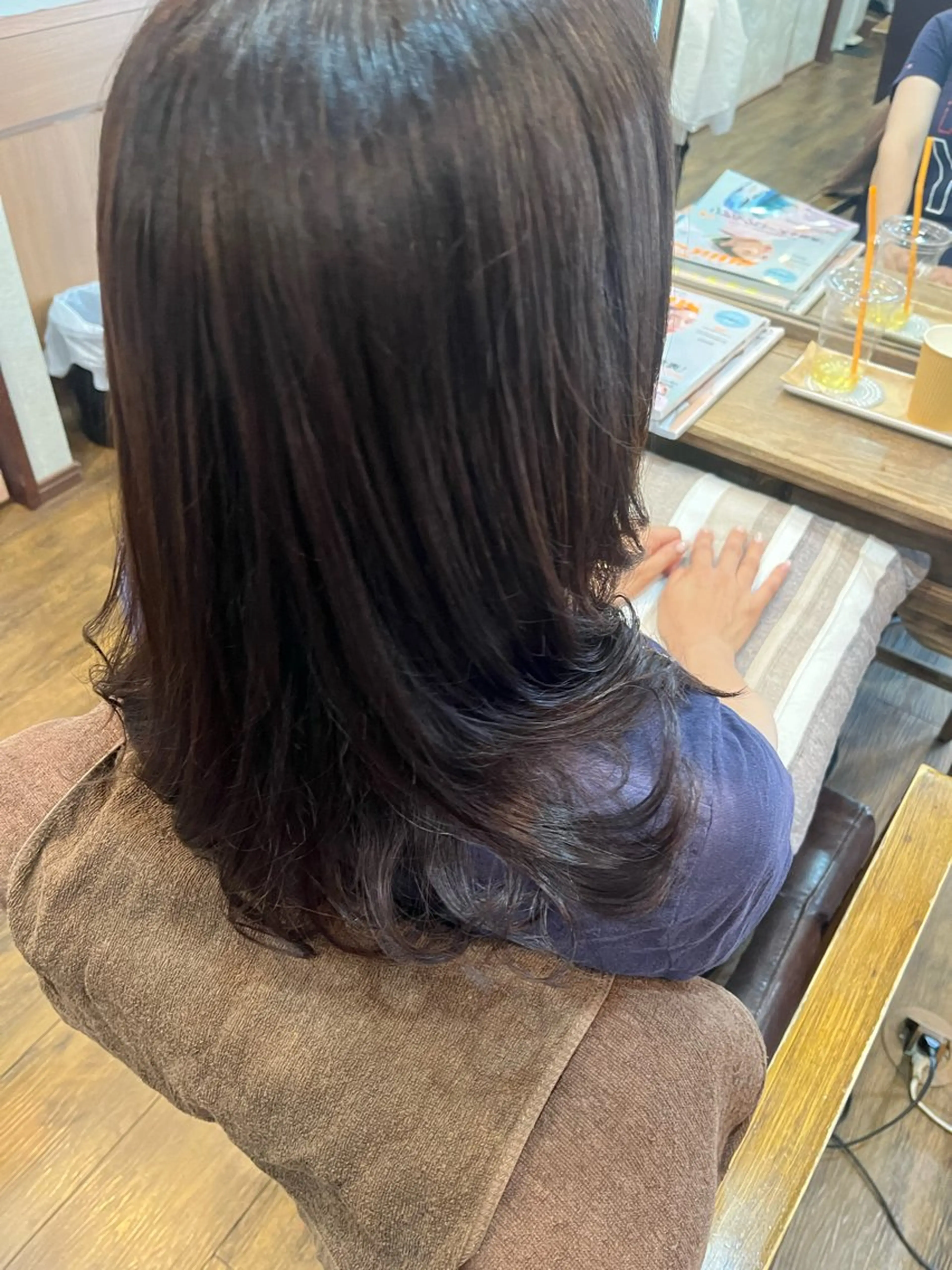 セミロング パーマ 大人女子&髪改善専門 Nobuフリーランスのヘアスタイル