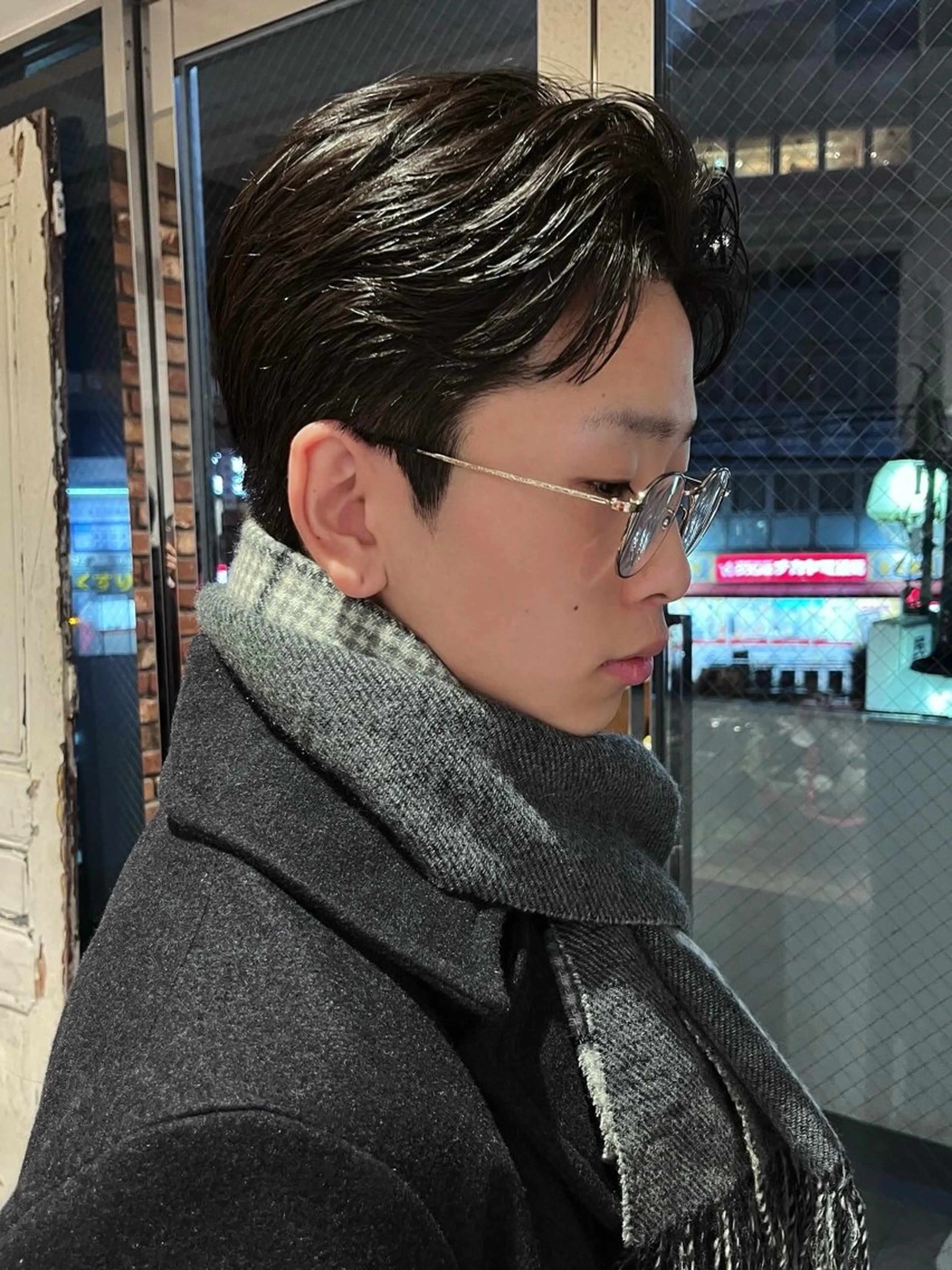 ショート メンズ カット Vicky オリーブ メンズカジュアルのヘアスタイル