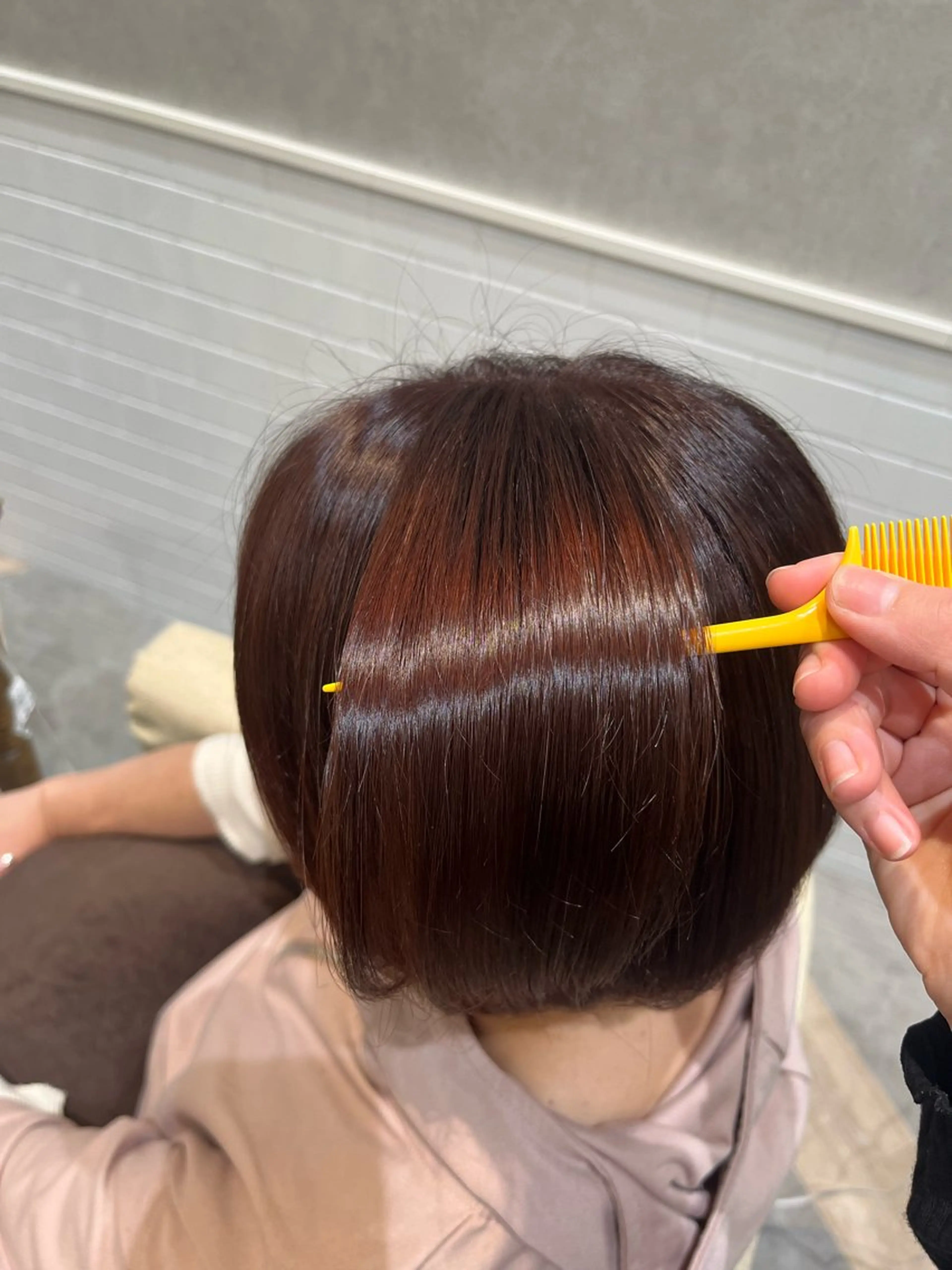 カラー 糠信 咲梨のヘアスタイル
