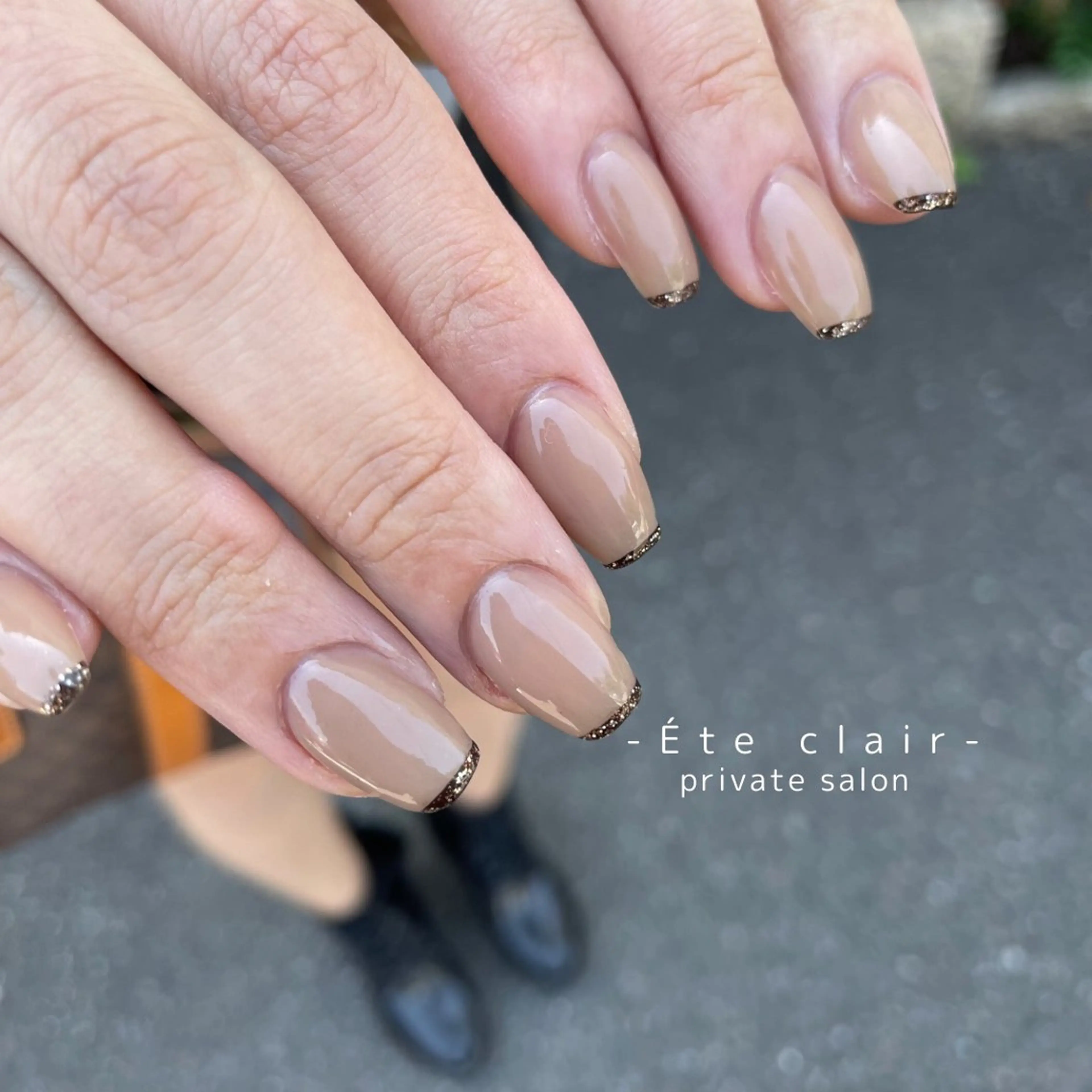 ネイル フットネイル ジェルネイル マグネットネイル ニュアンスネイル パラジェル Ète clair エテクレールのネイルデザイン