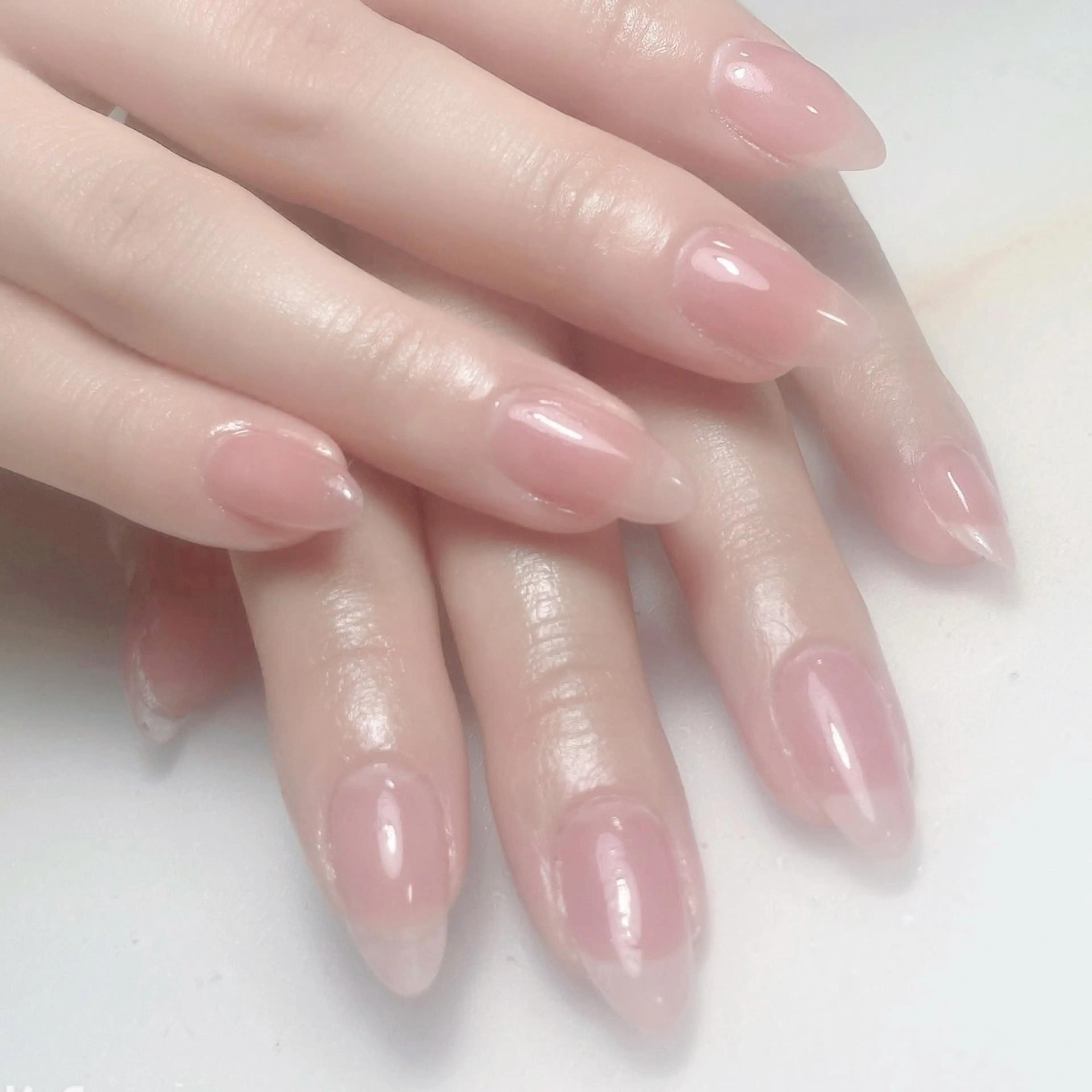 ネイル アートネイル フレンチネイル ジェルネイル グラデーション 韓国ネイル ハンドネイル 久保田 マリコのネイルデザイン